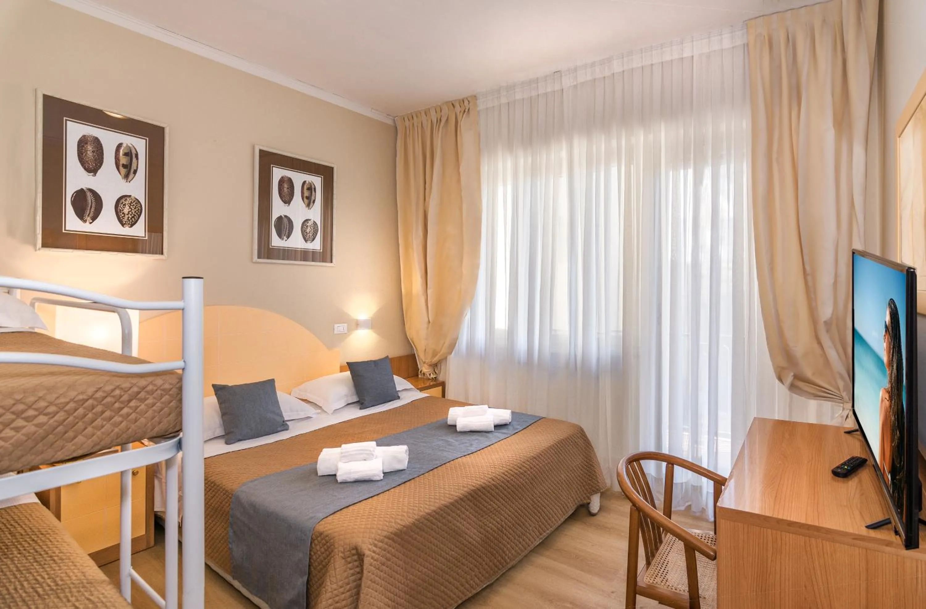 Bed in Hotel Stella D'Italia