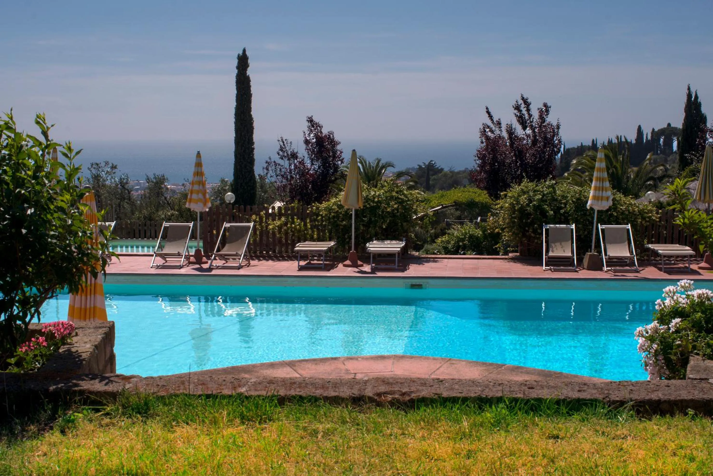 Pool view in RTA Costa Etrusca