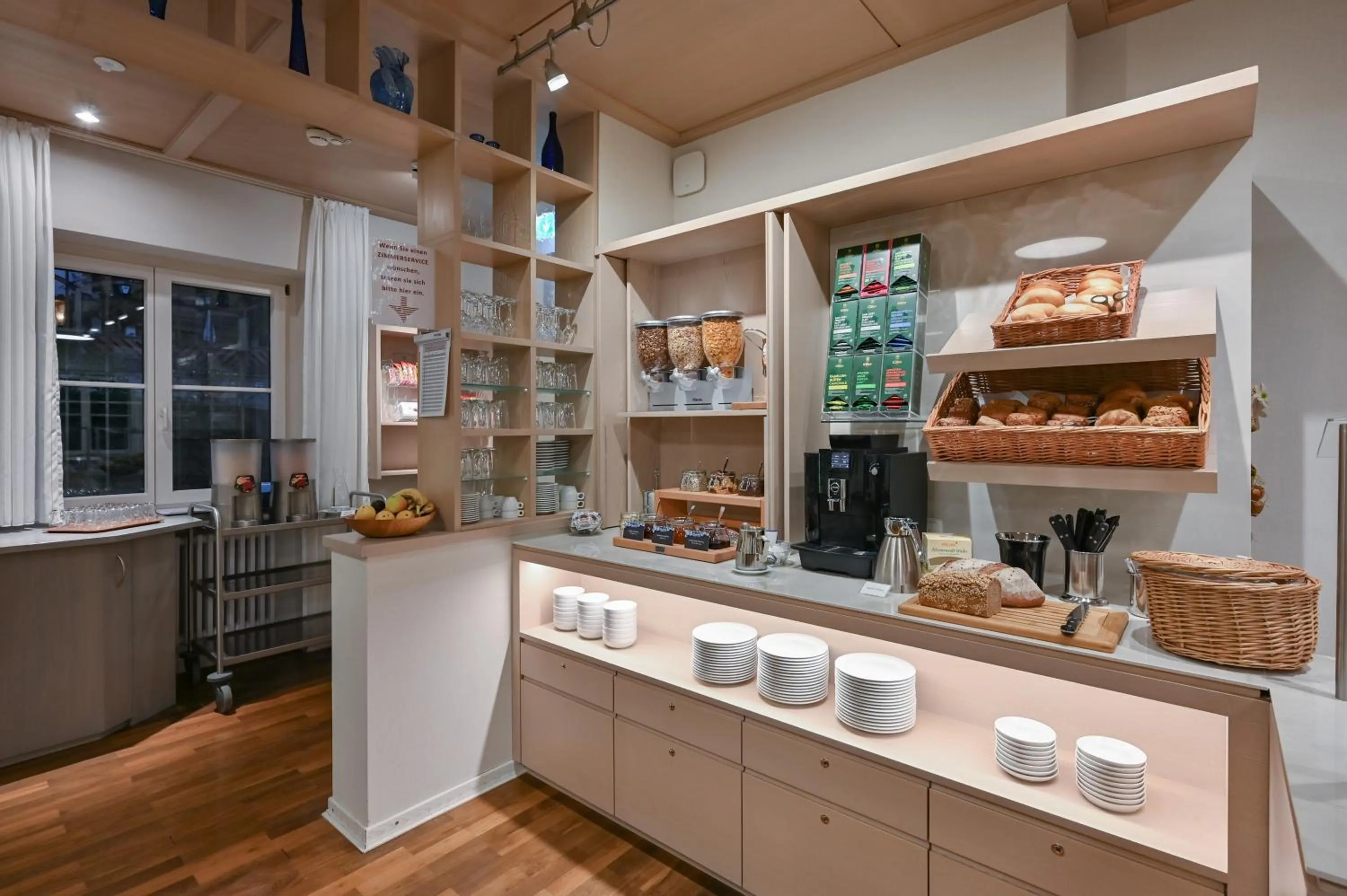 Buffet breakfast in Gästehaus Sankt Ulrich