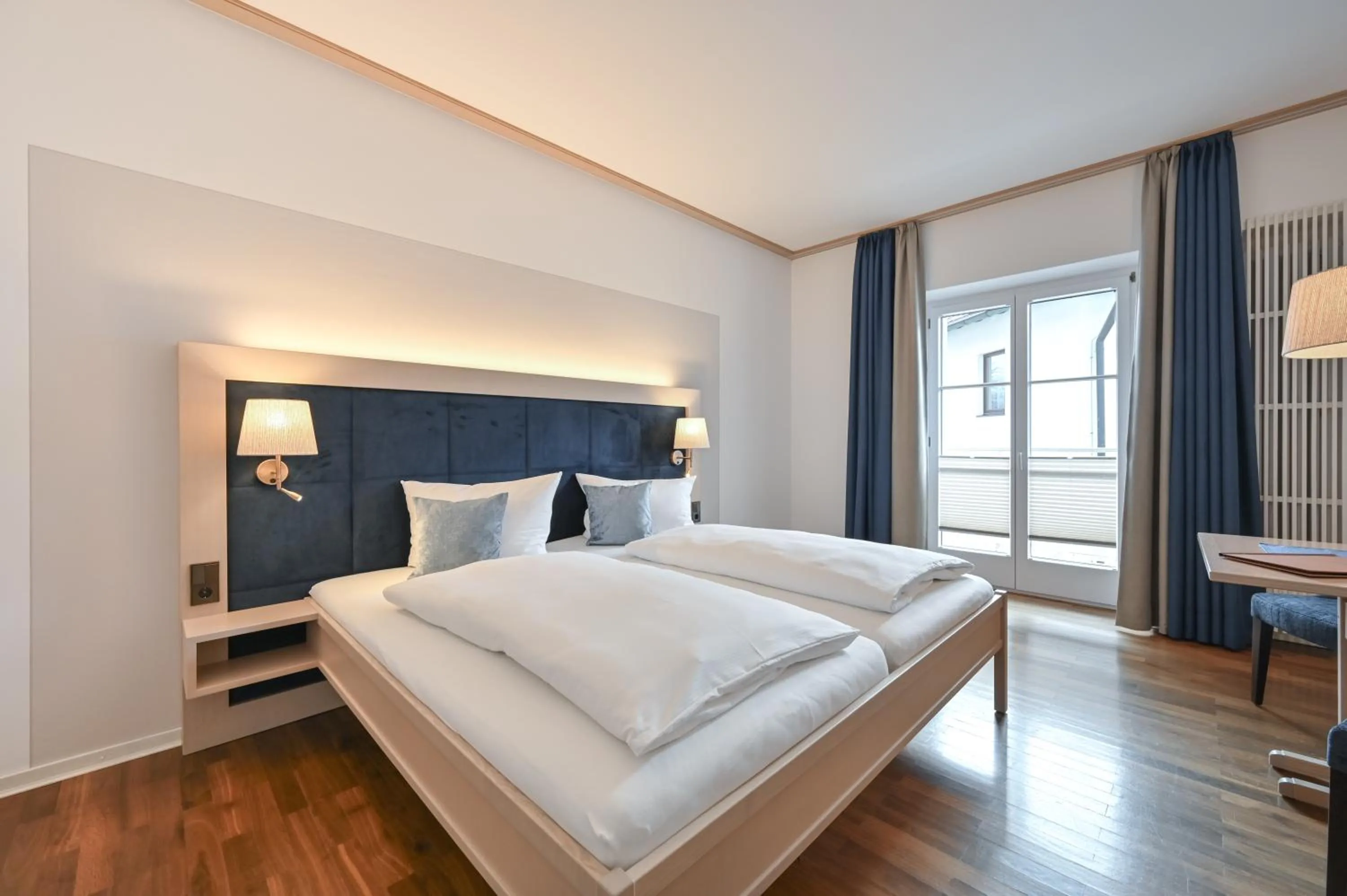 Photo of the whole room, Bed in Gästehaus Sankt Ulrich