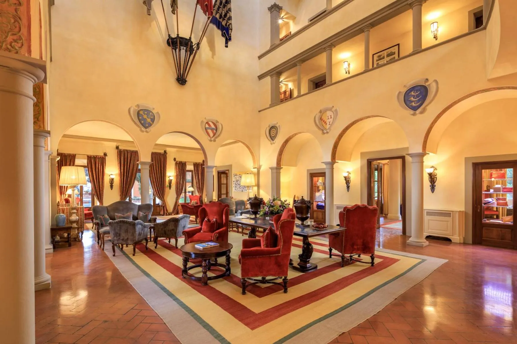 Lobby or reception in Villa La Massa