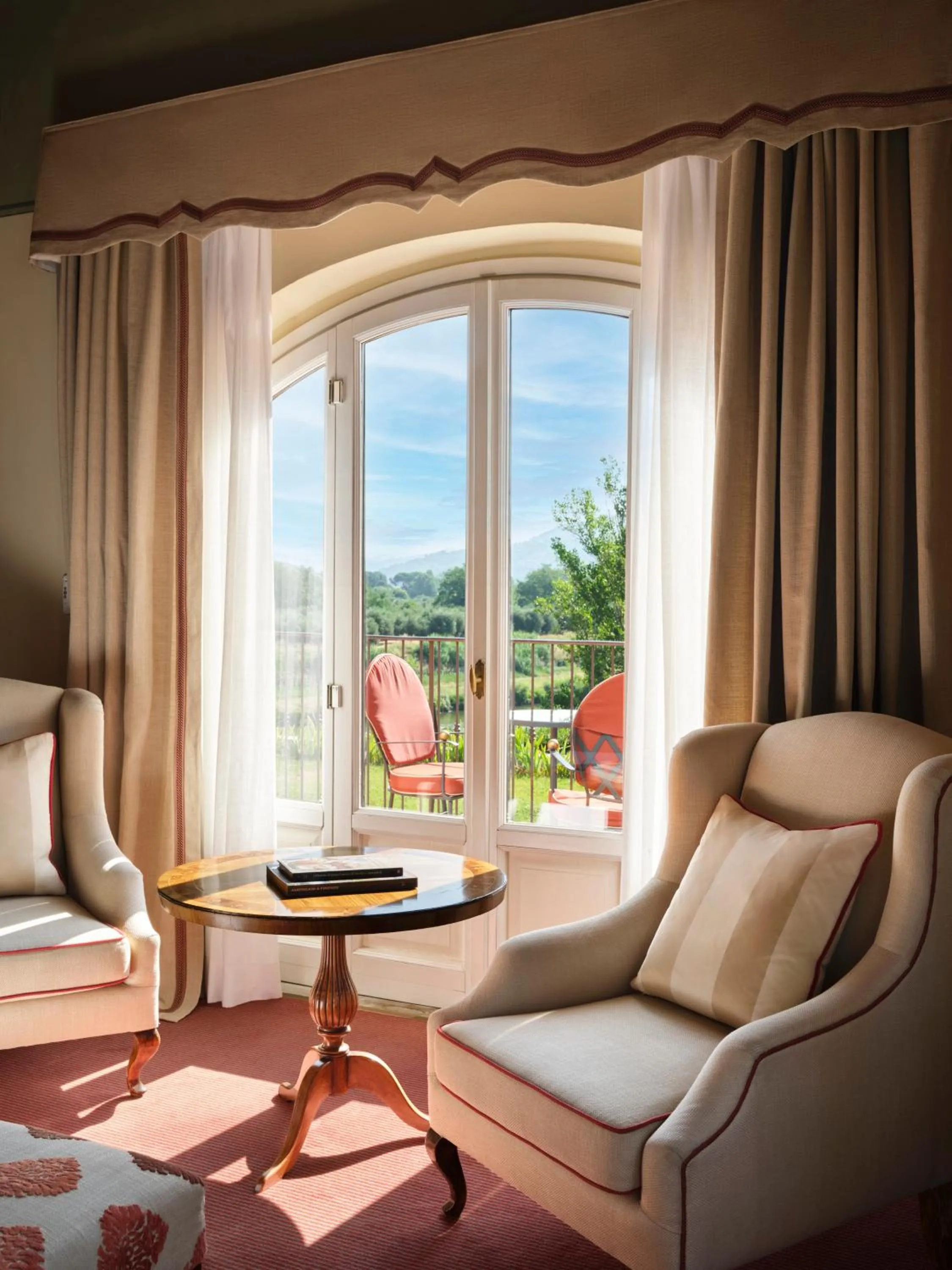 Living room in Villa La Massa