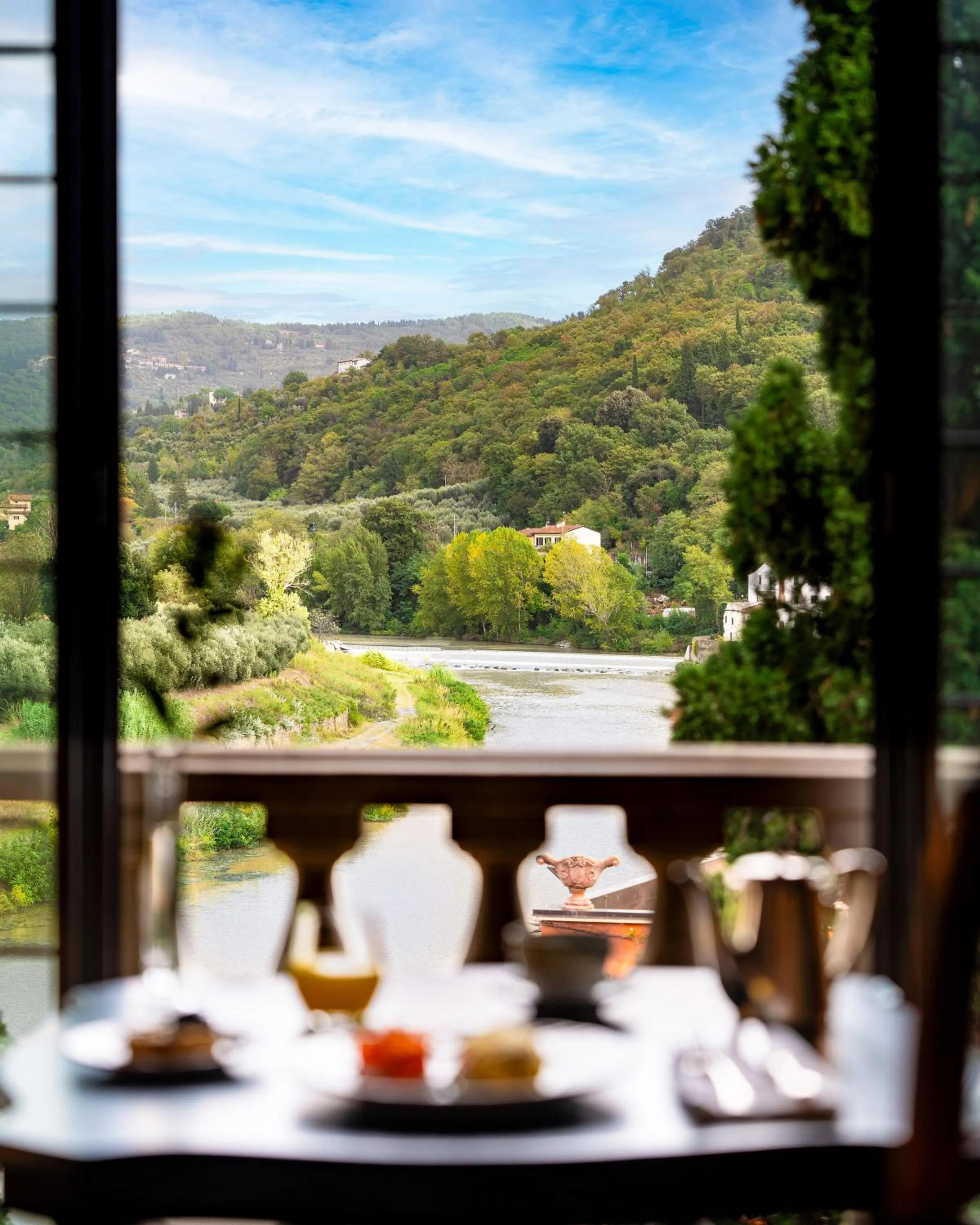 River view in Villa La Massa