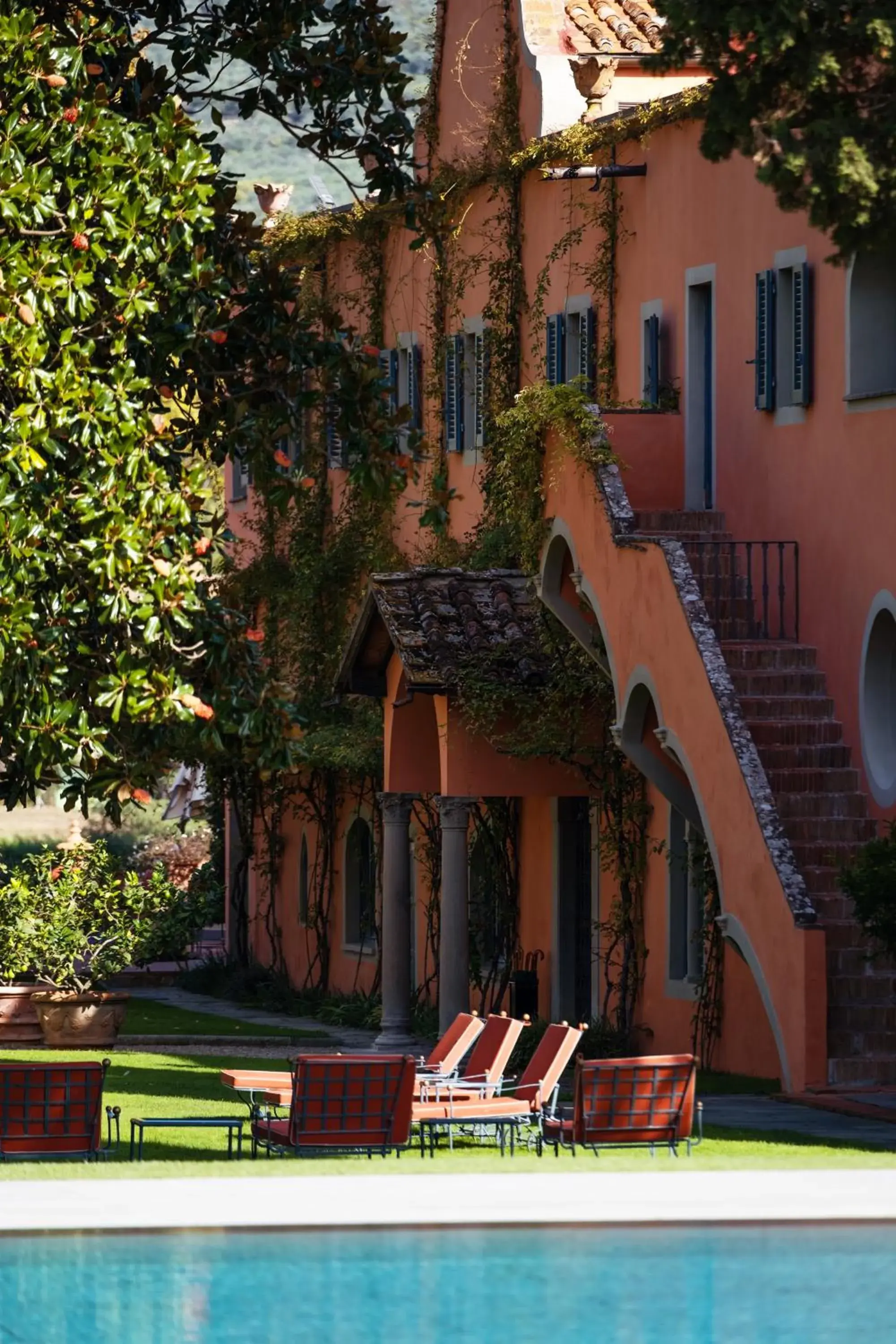 Swimming pool in Villa La Massa Swimming pool in Villa La Massa