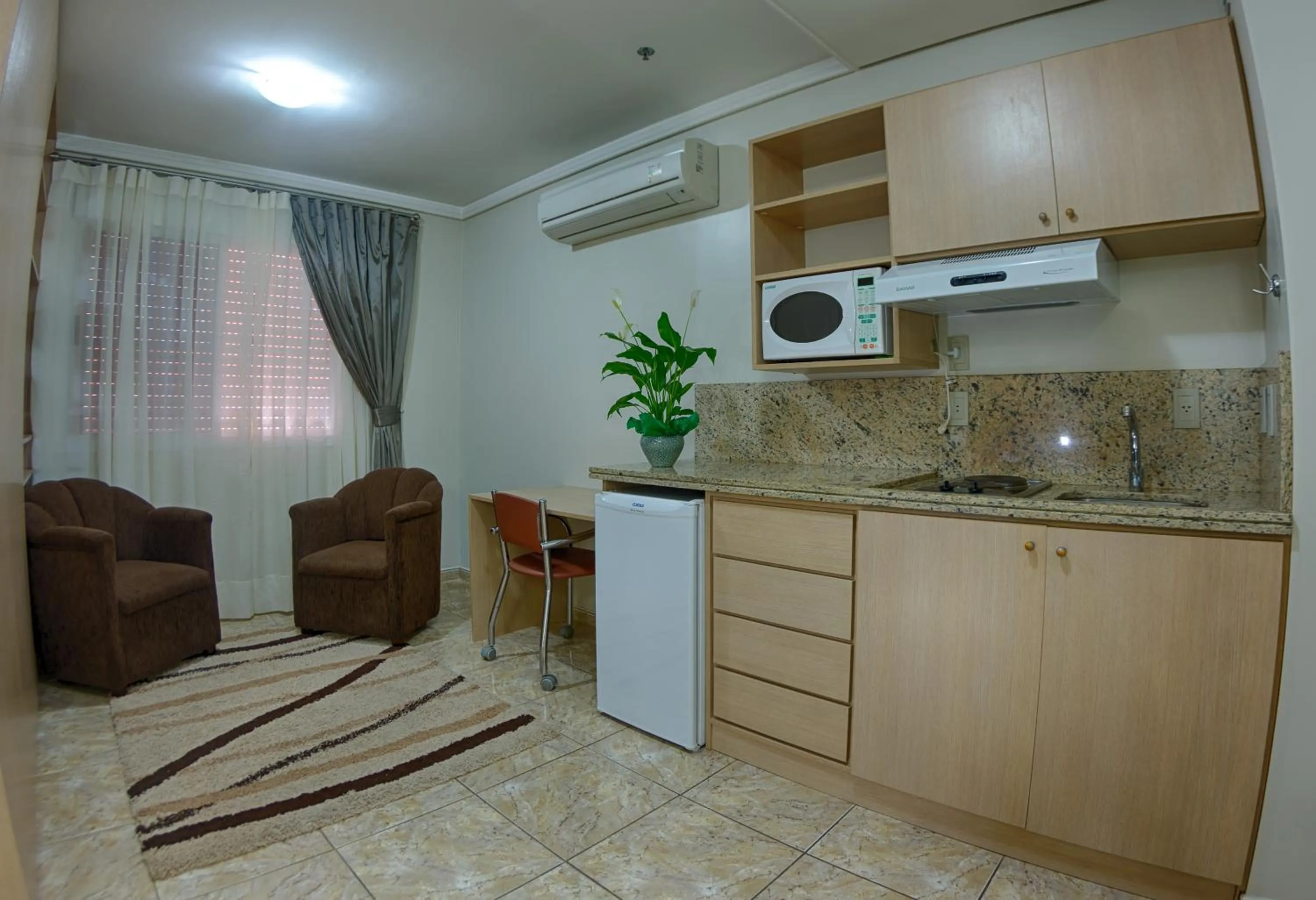 Kitchen or kitchenette in Bela Vista Hotel & Flat