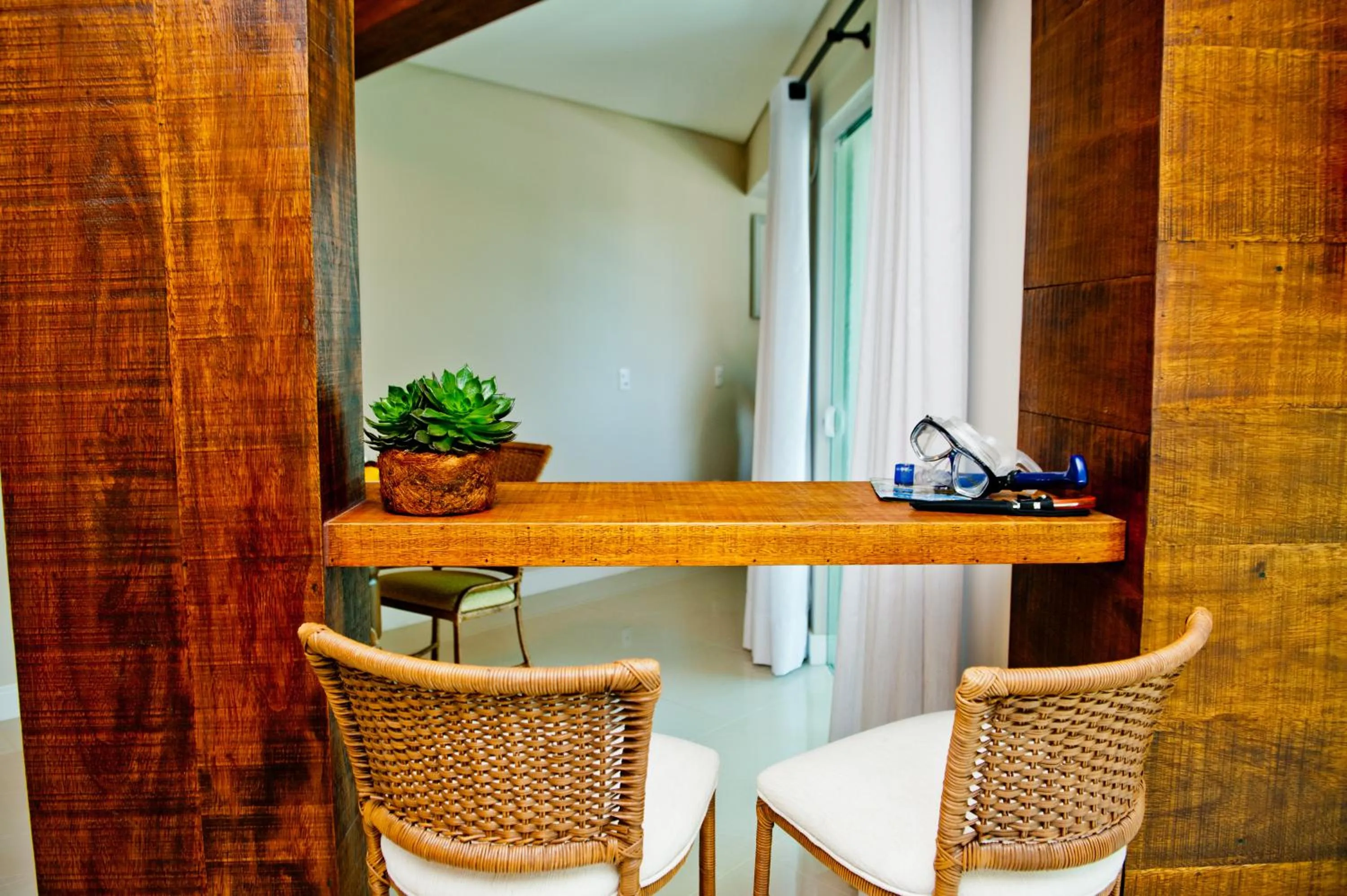 Living room in Pousada Bora Bora