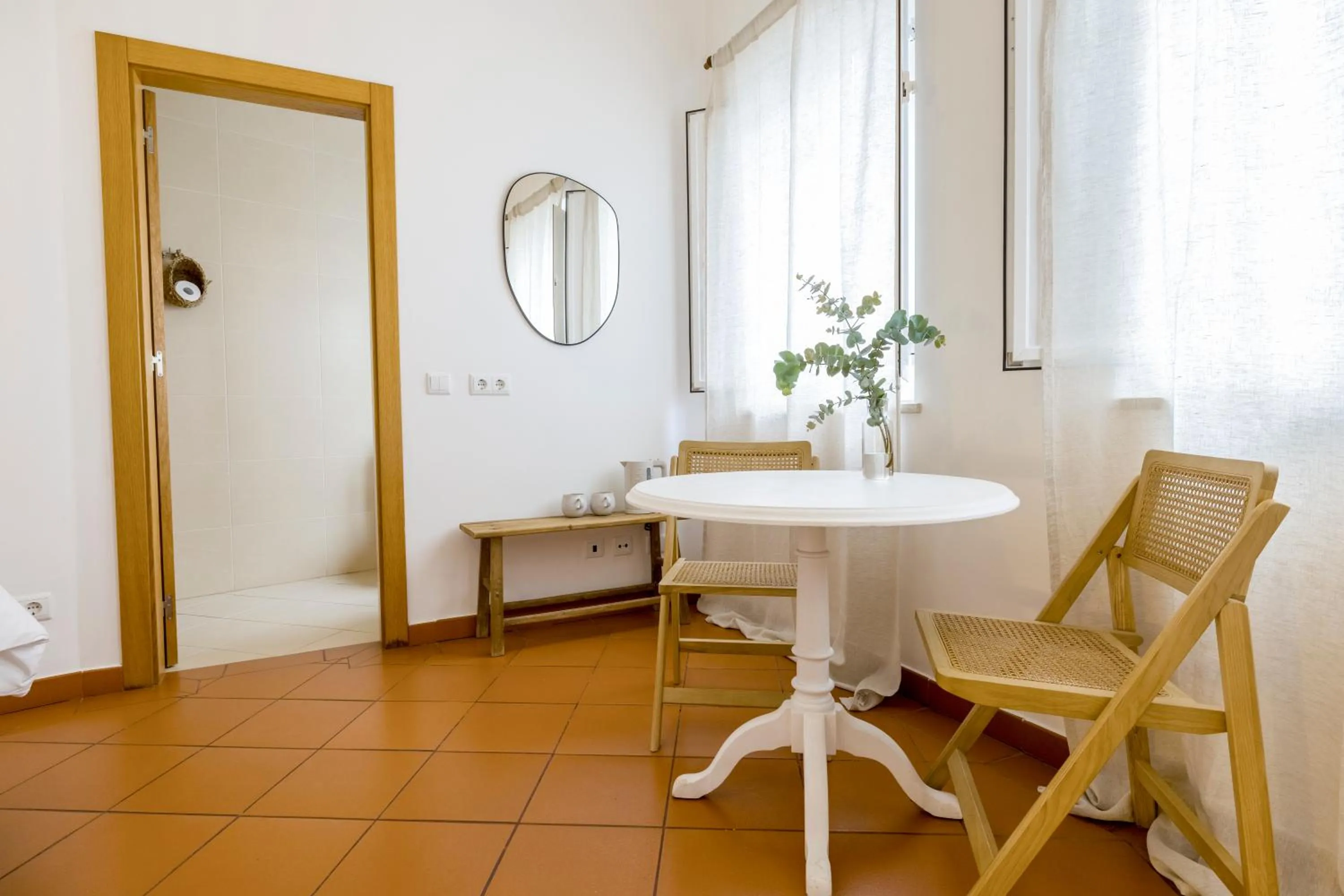 Seating area in Casa Luma B&B