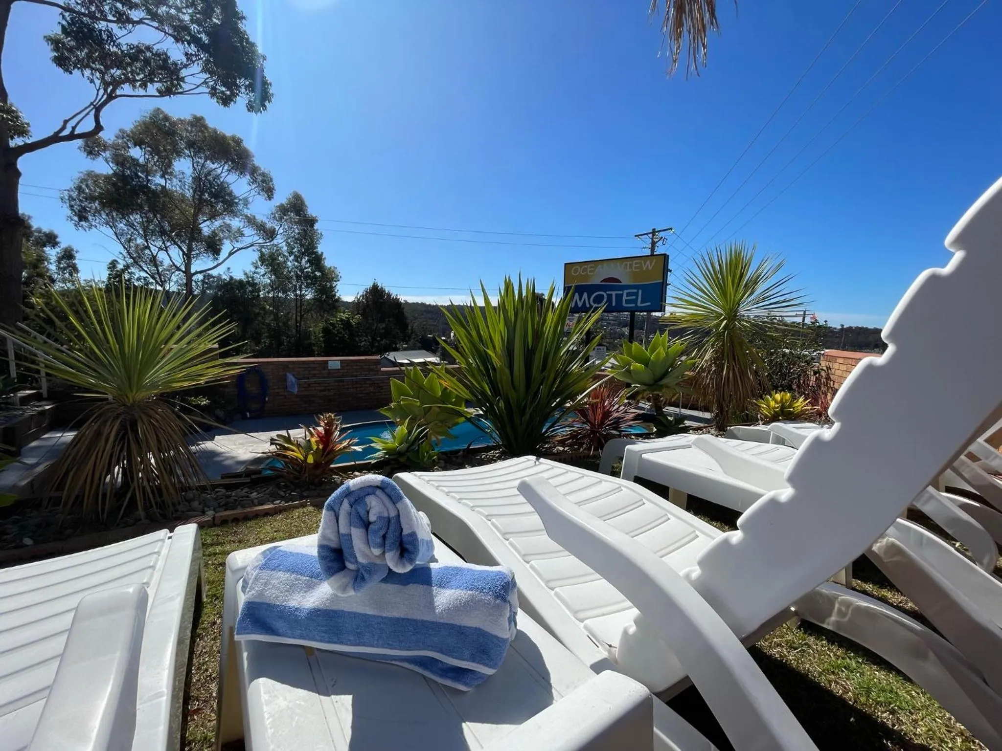 Garden in Ocean View Motor Inn Merimbula