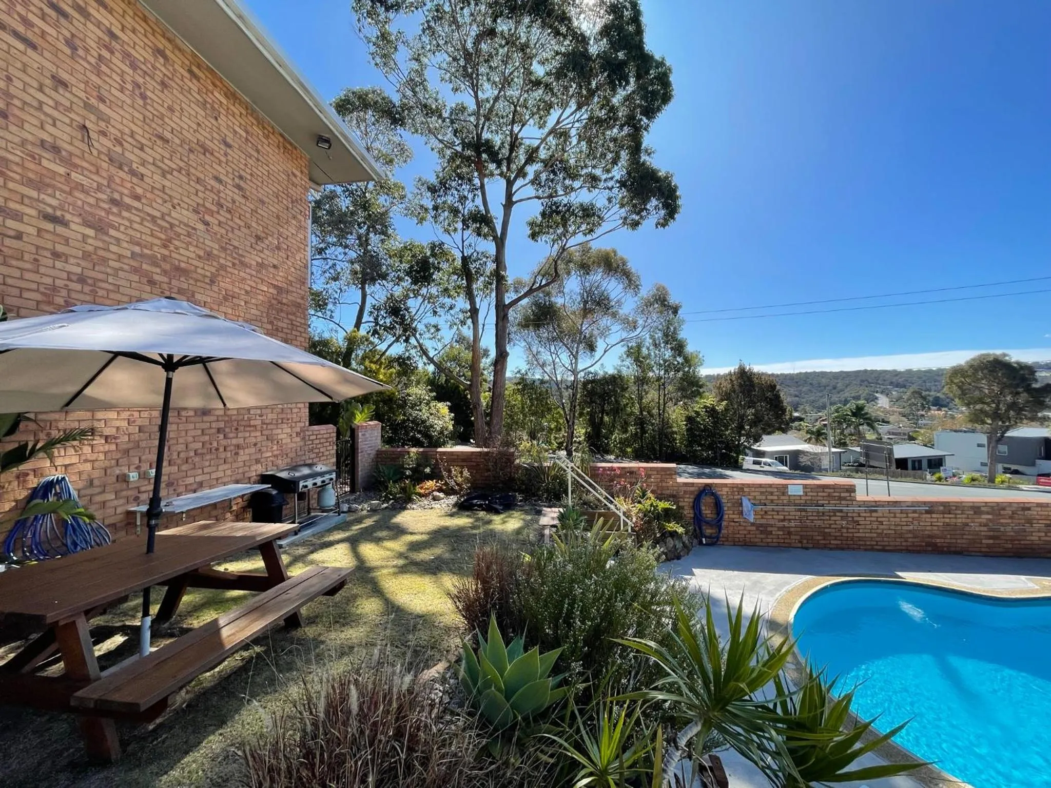 Patio in Ocean View Motor Inn Merimbula