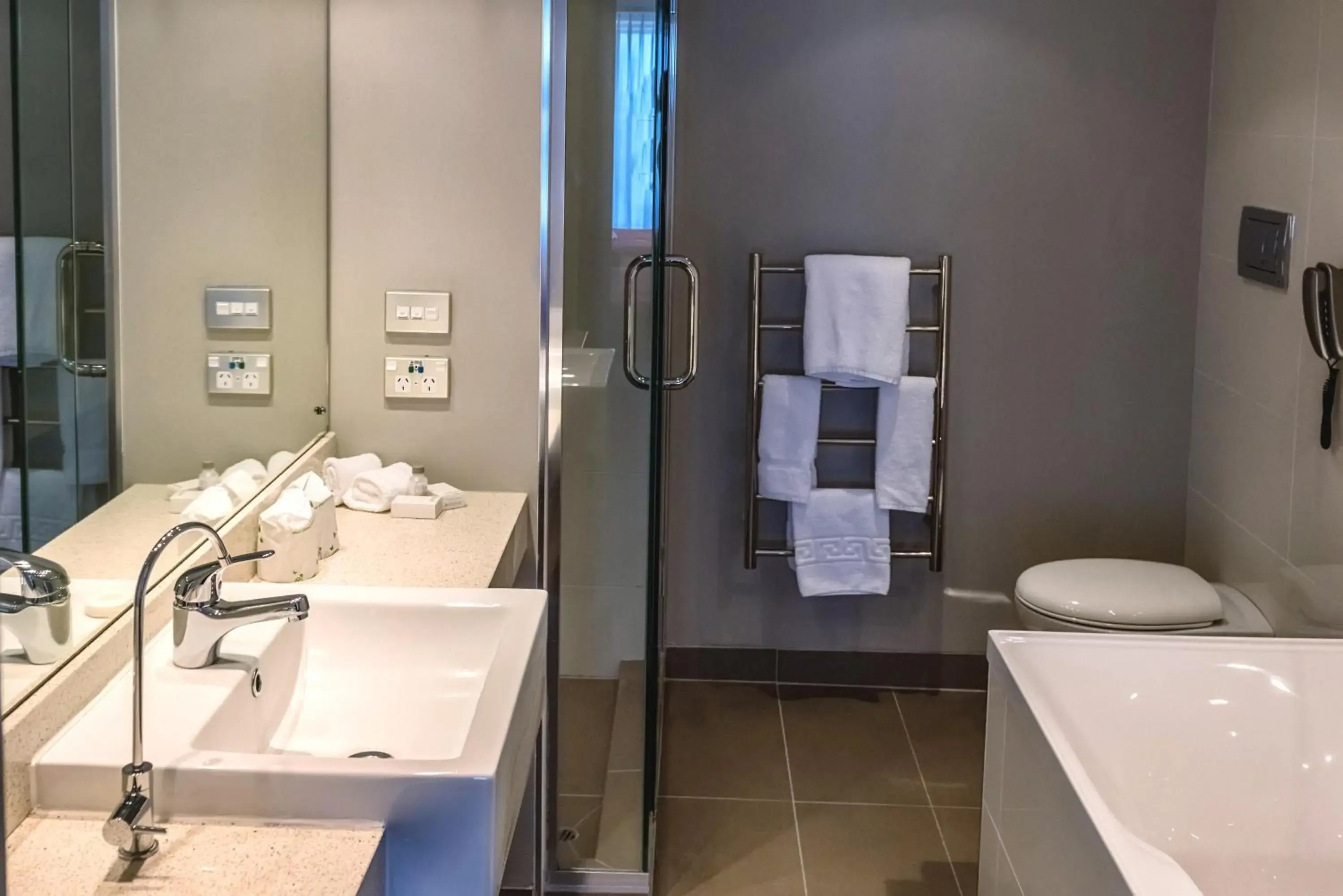 Bathroom in Waipuna Hotel & Conference Centre Bathroom in Waipuna Hotel & Conference Centre