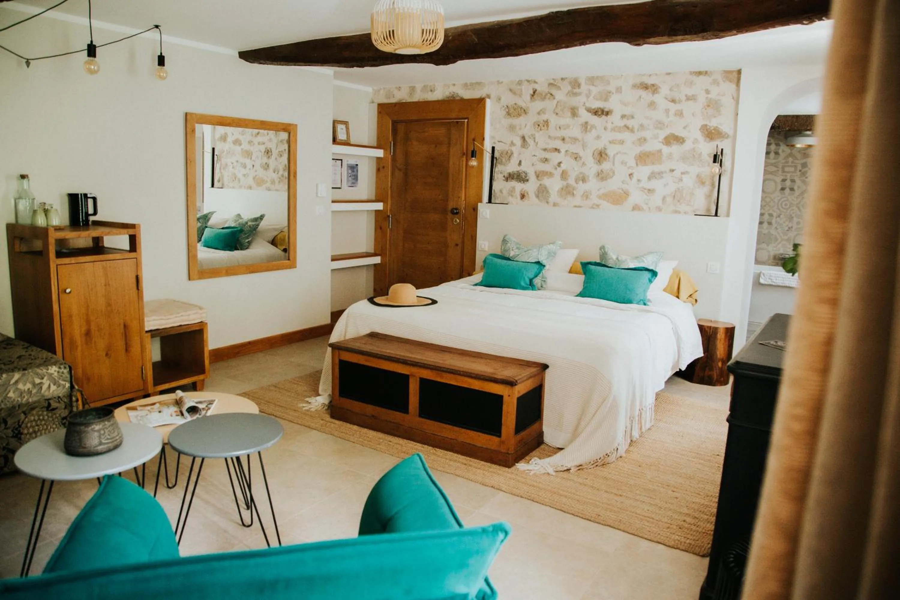 Photo of the whole room, Bed in Le Moulin Camoula