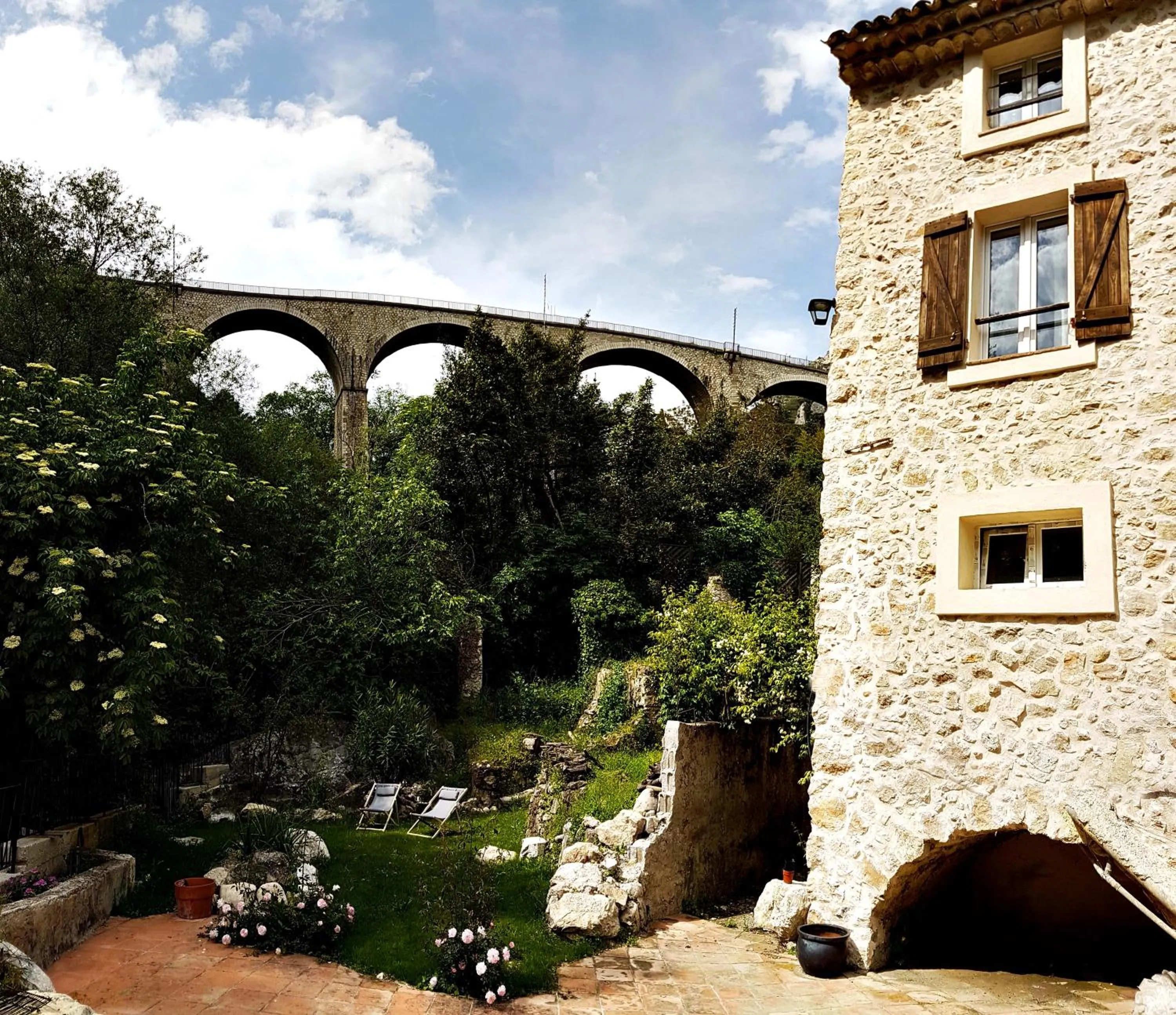 Garden in Le Moulin Camoula