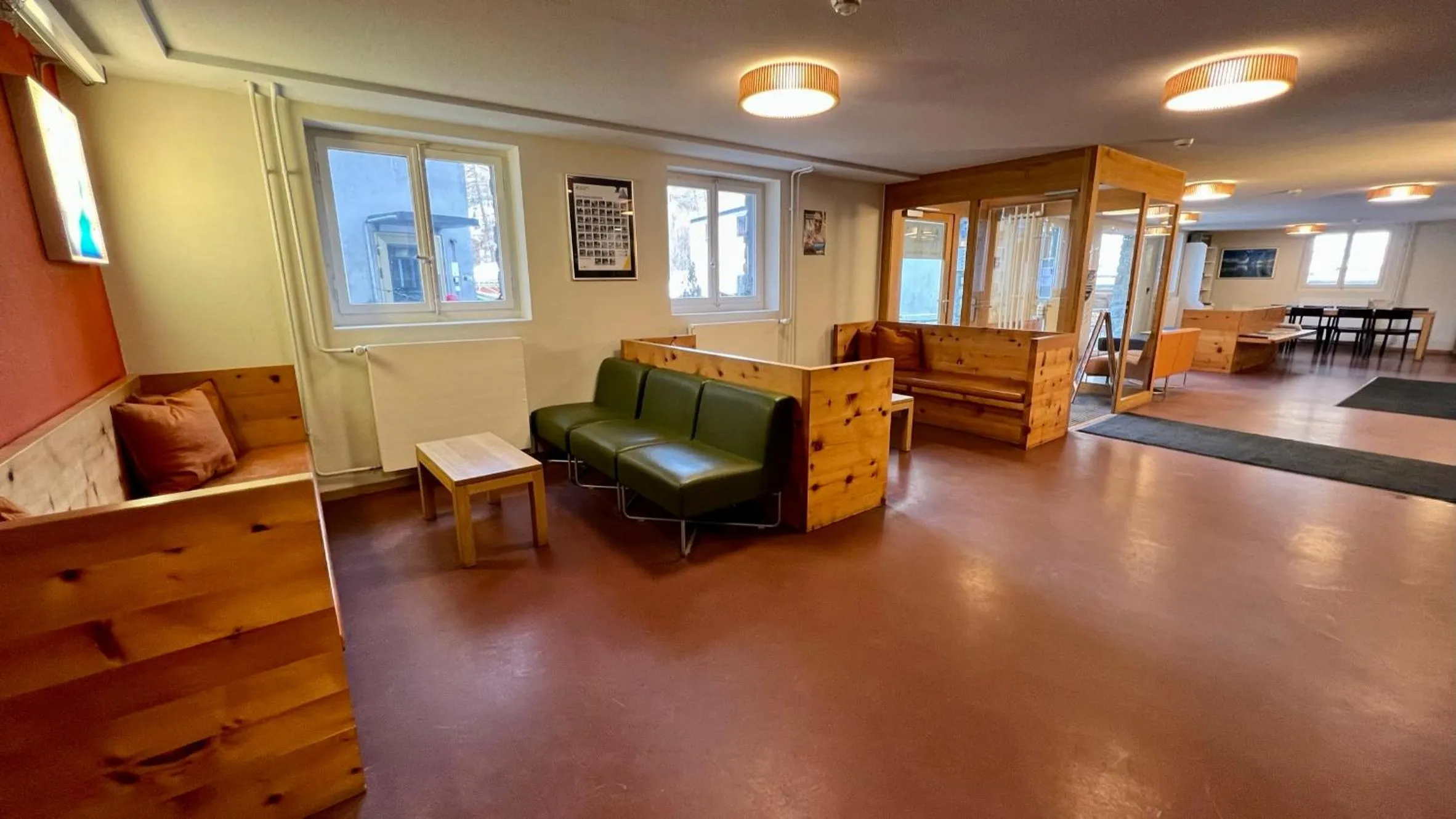 Lobby or reception in Zermatt Youth Hostel