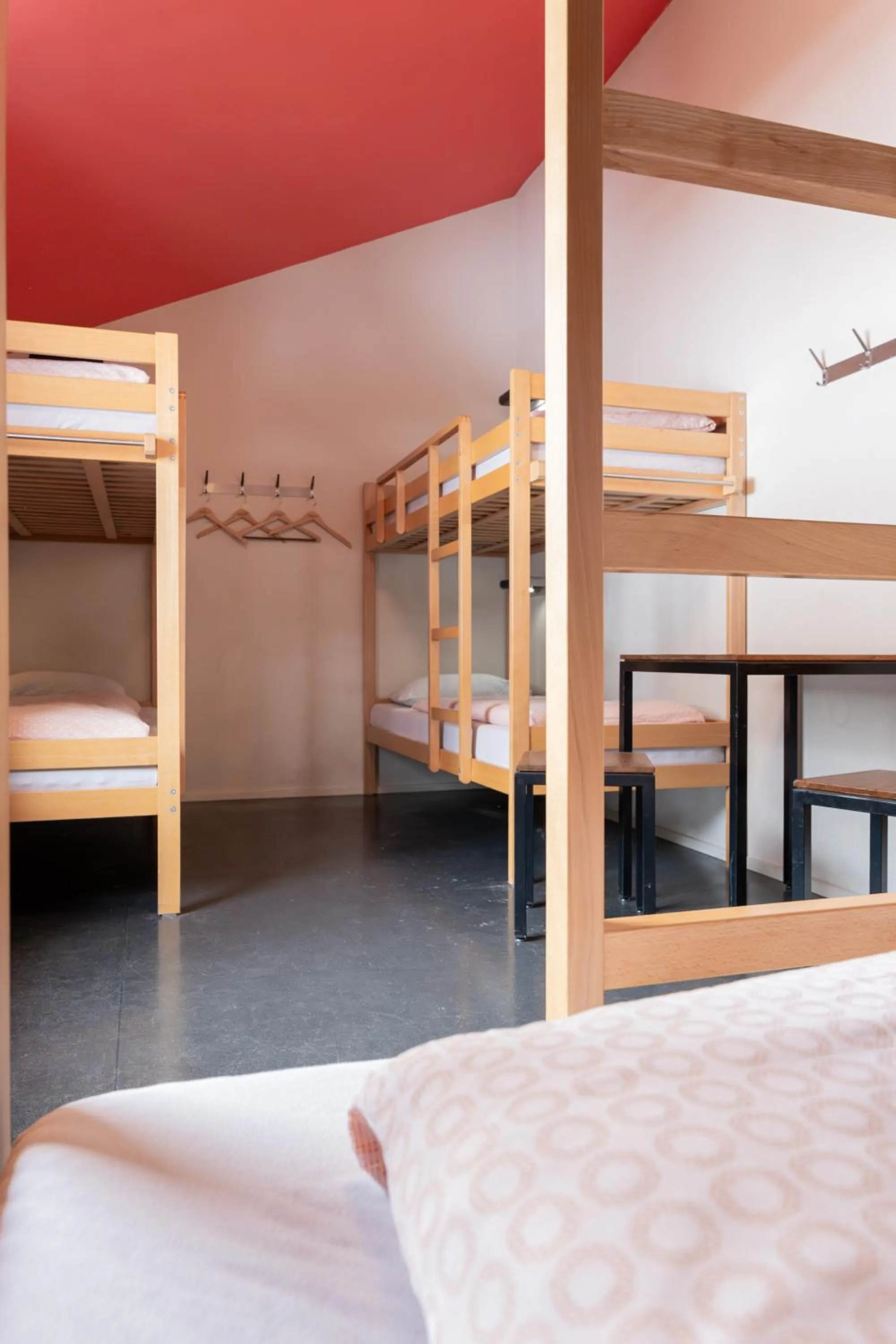 Bedroom, Bed in Zermatt Youth Hostel