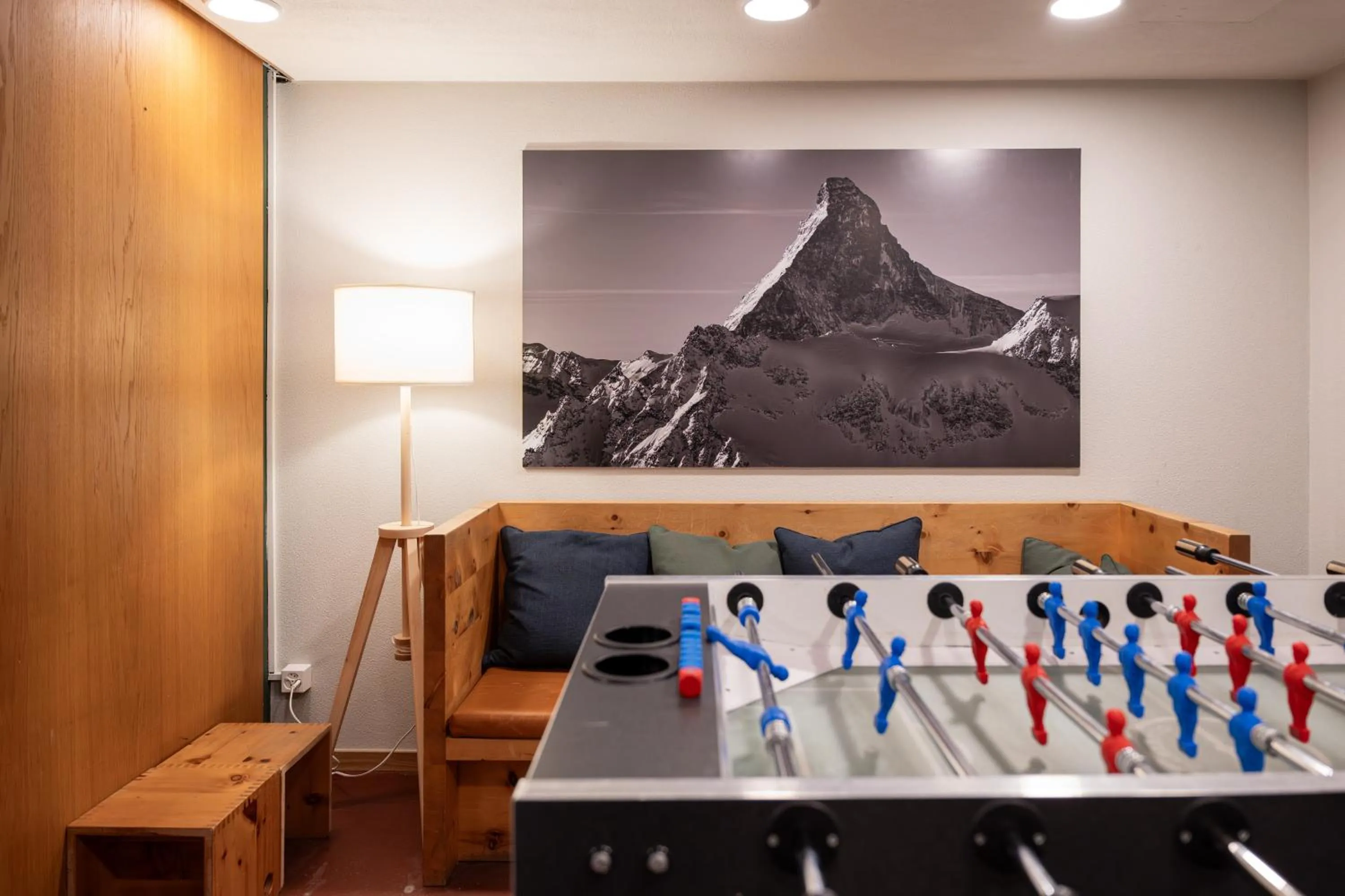 Game Room in Zermatt Youth Hostel