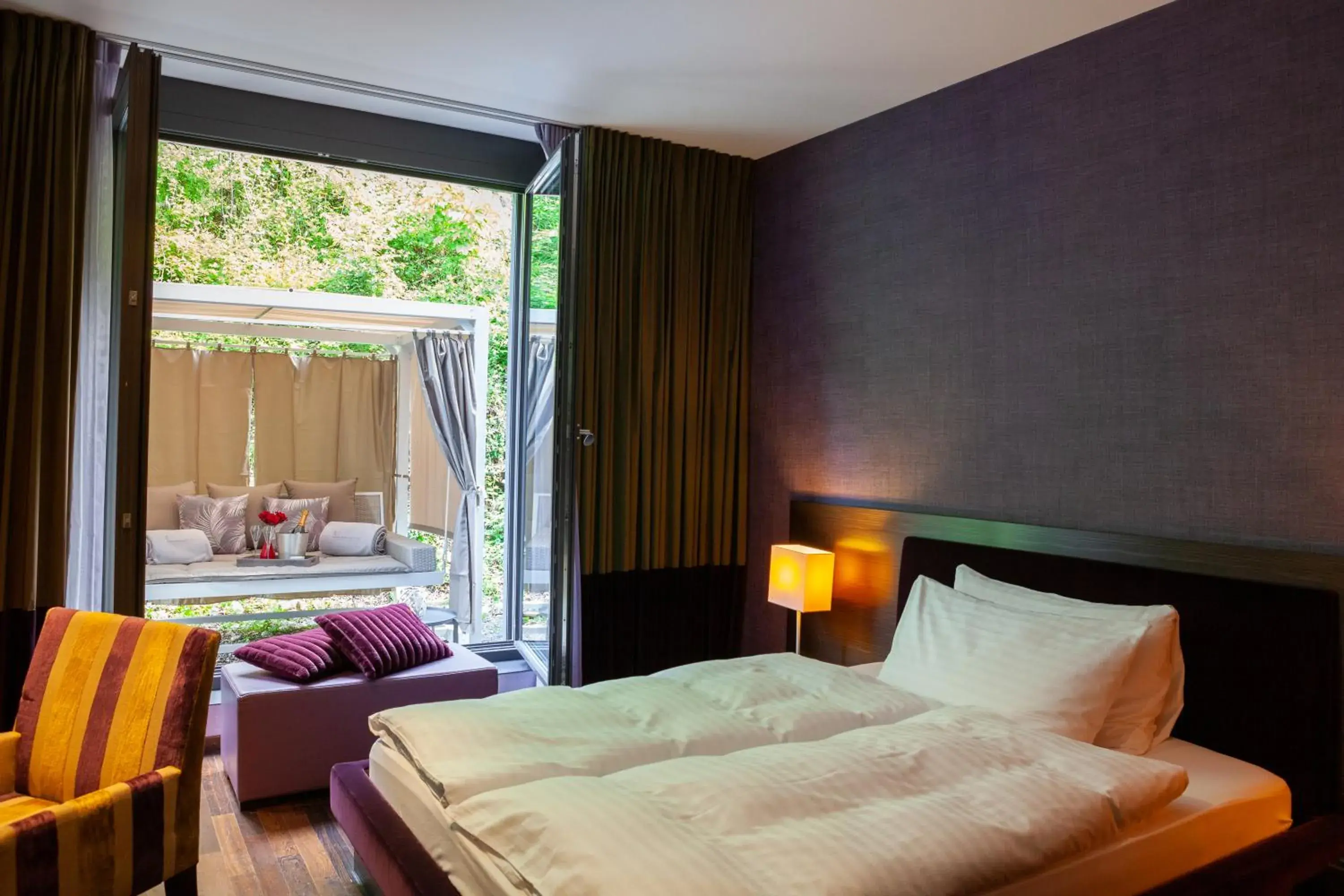 Double Room with Terrace in Bad Bubendorf Design & Lifestyle Hotel Double Room with Terrace in Bad Bubendorf Design & Lifestyle Hotel