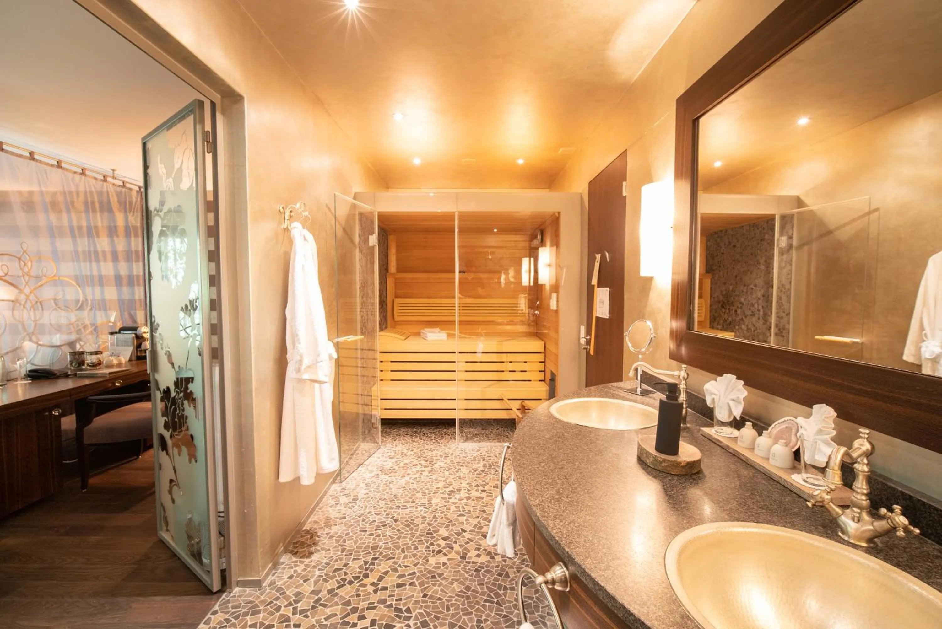 Bathroom in Bad Bubendorf Design & Lifestyle Hotel