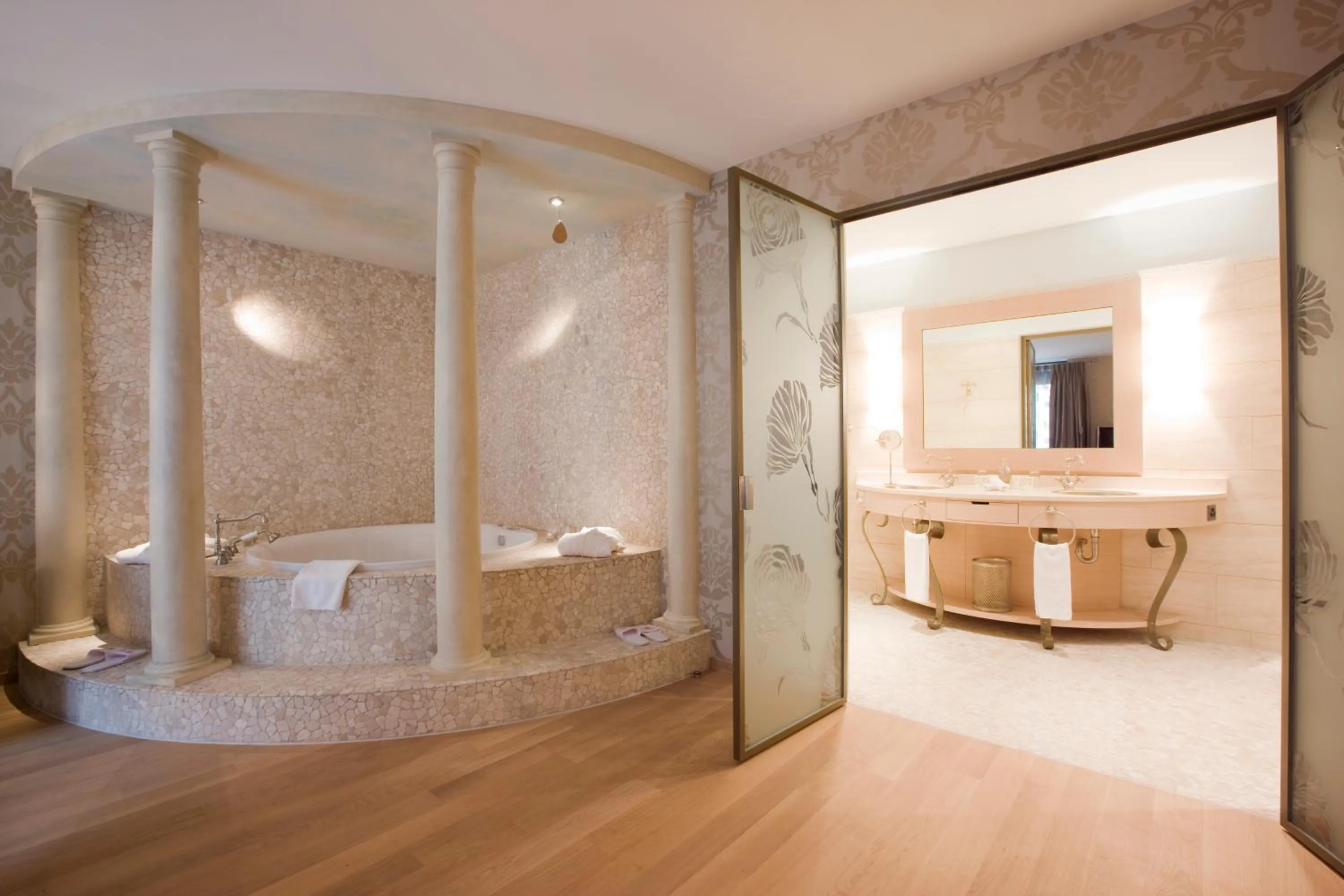 Bathroom in Bad Bubendorf Design & Lifestyle Hotel