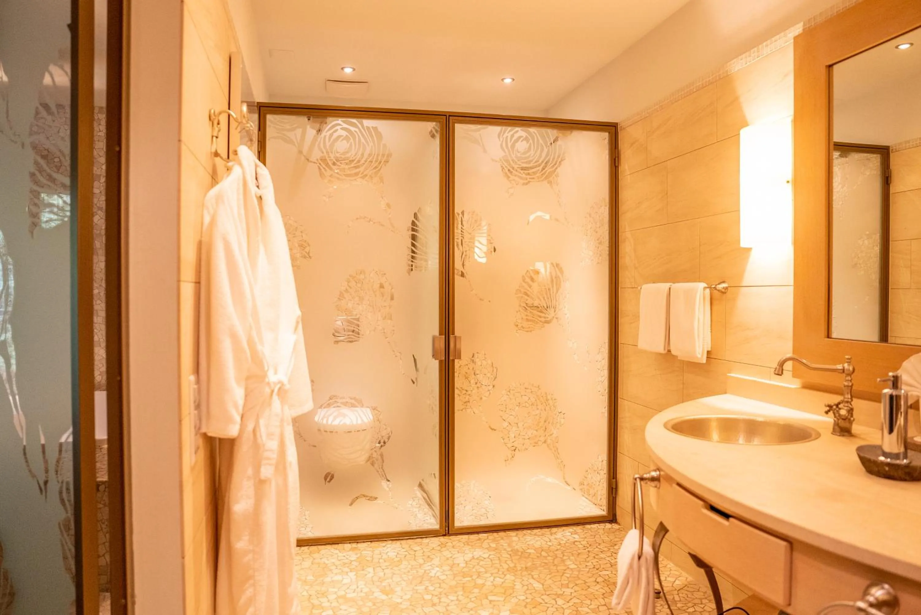 Bathroom in Bad Bubendorf Design & Lifestyle Hotel