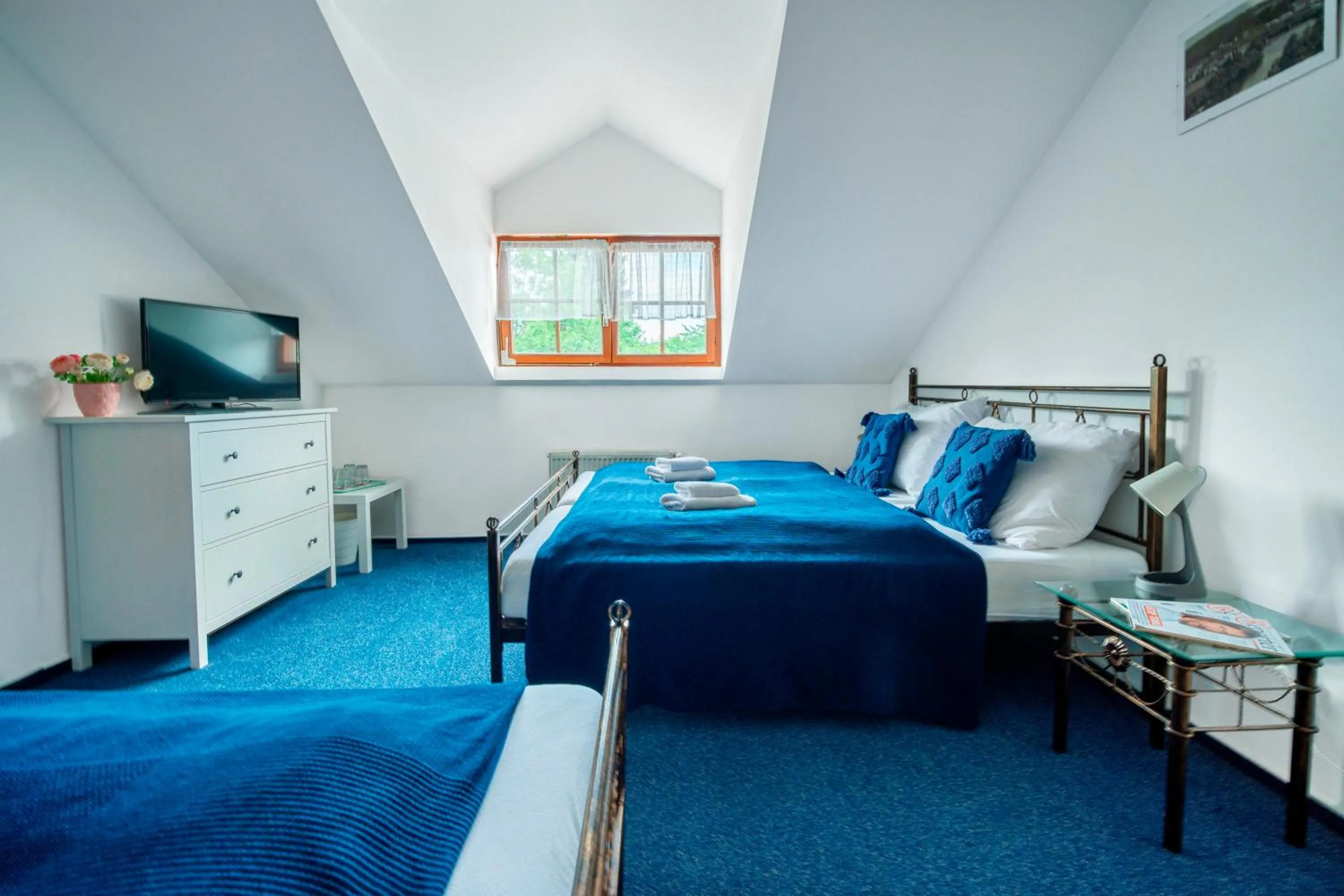 Bed in Ostende Chocerady - ubytování u řeky
