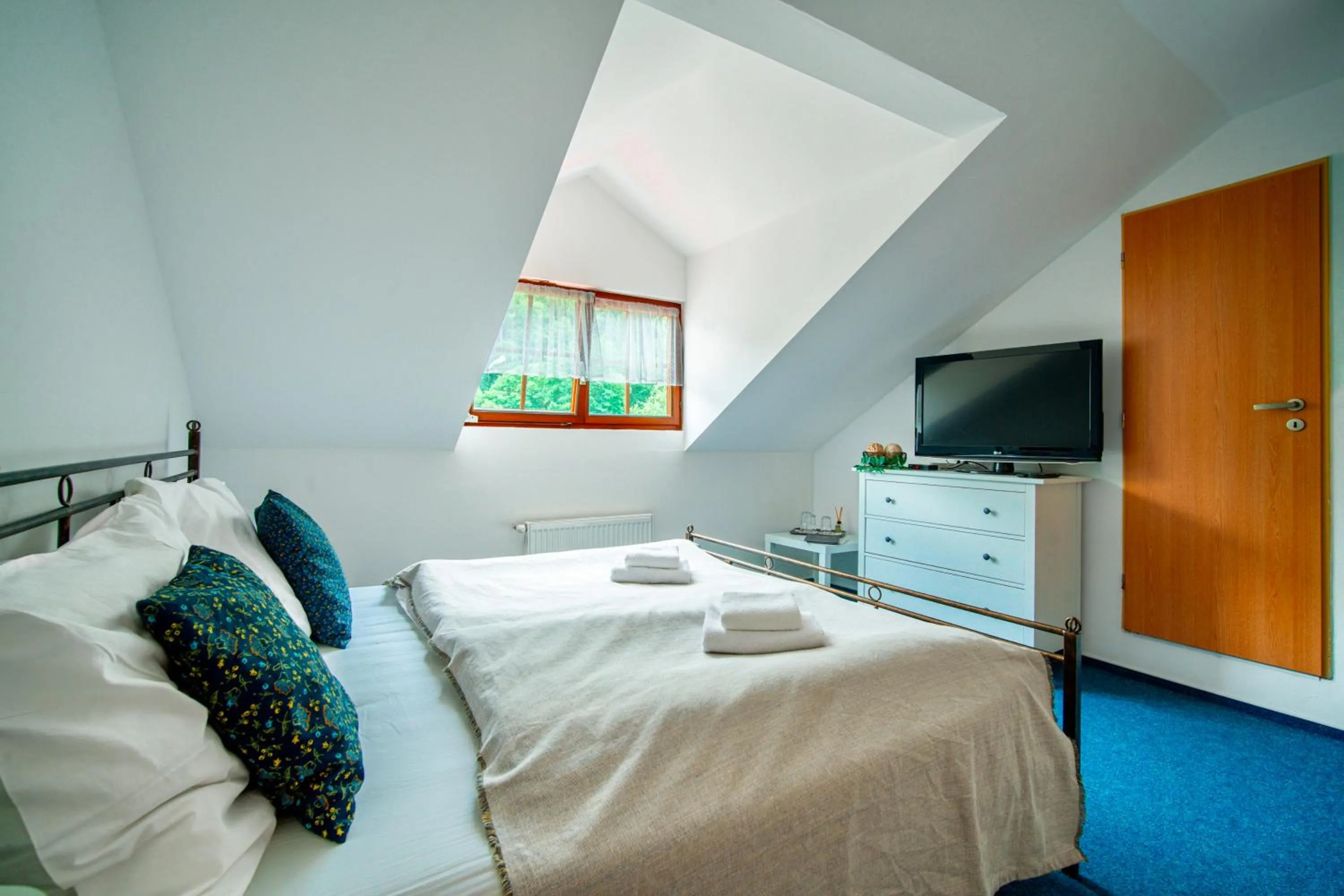 Bed in Ostende Chocerady - ubytování u řeky