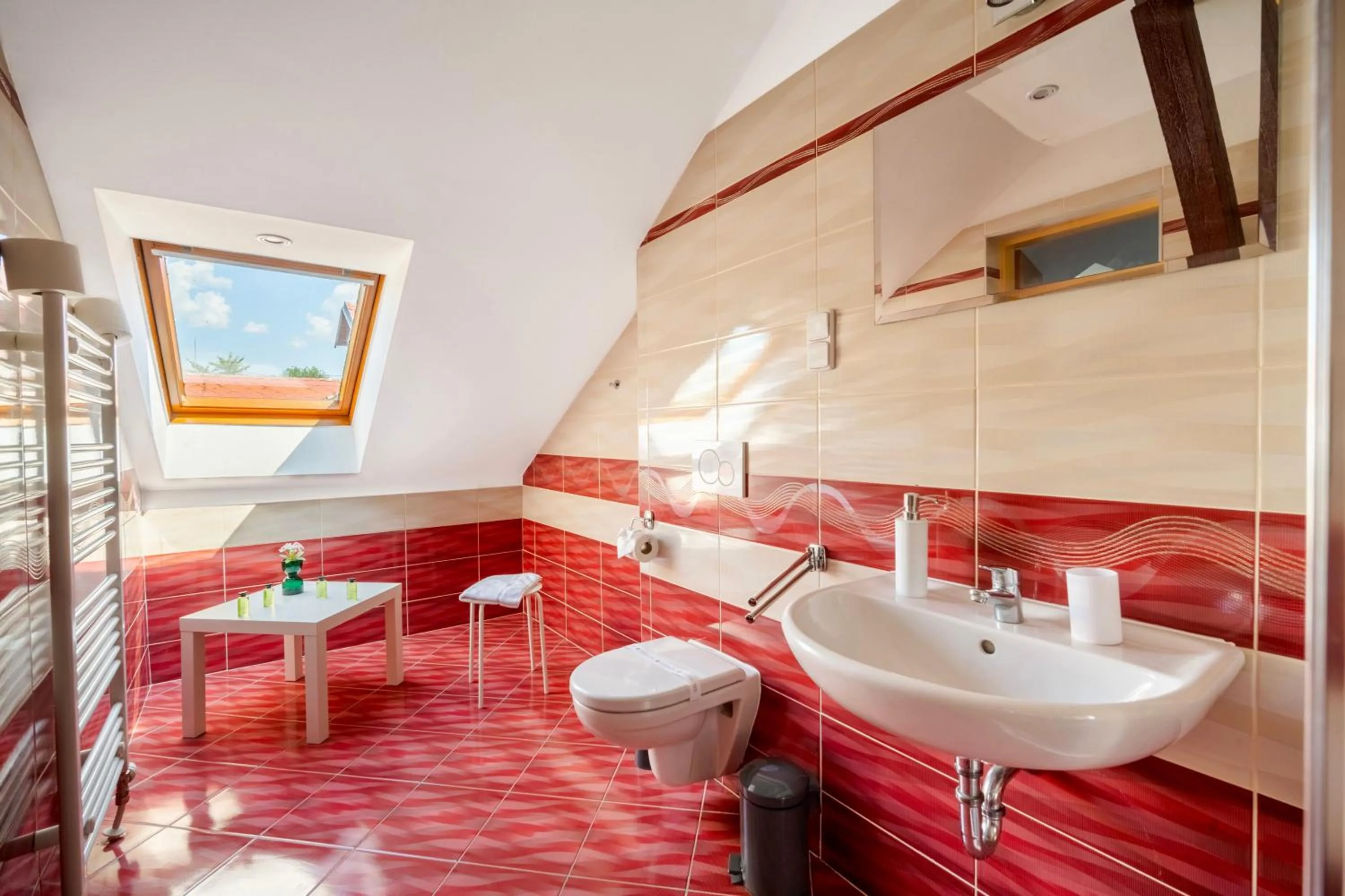 Bathroom in Ostende Chocerady - ubytování u řeky