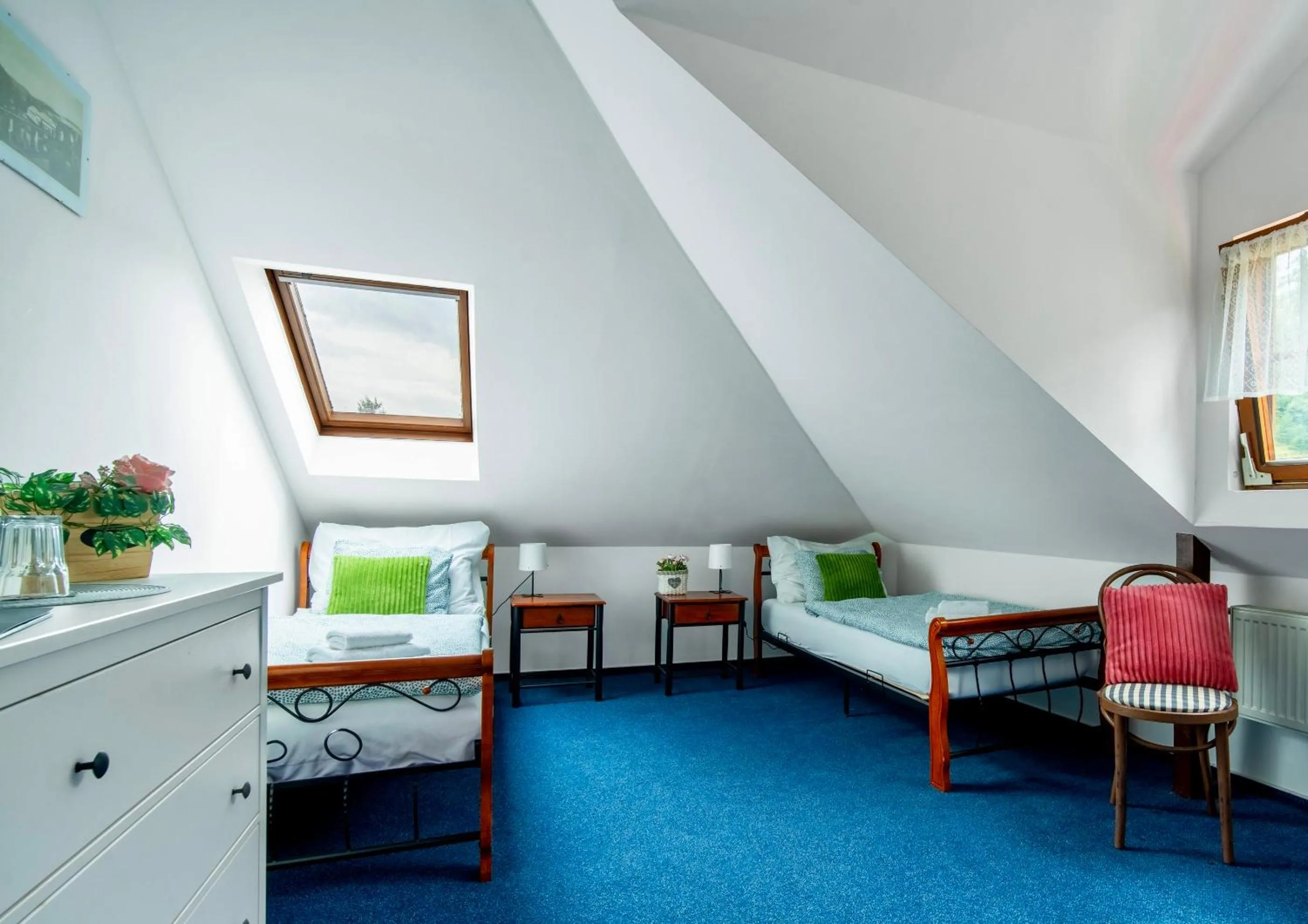 Bed in Ostende Chocerady - ubytování u řeky