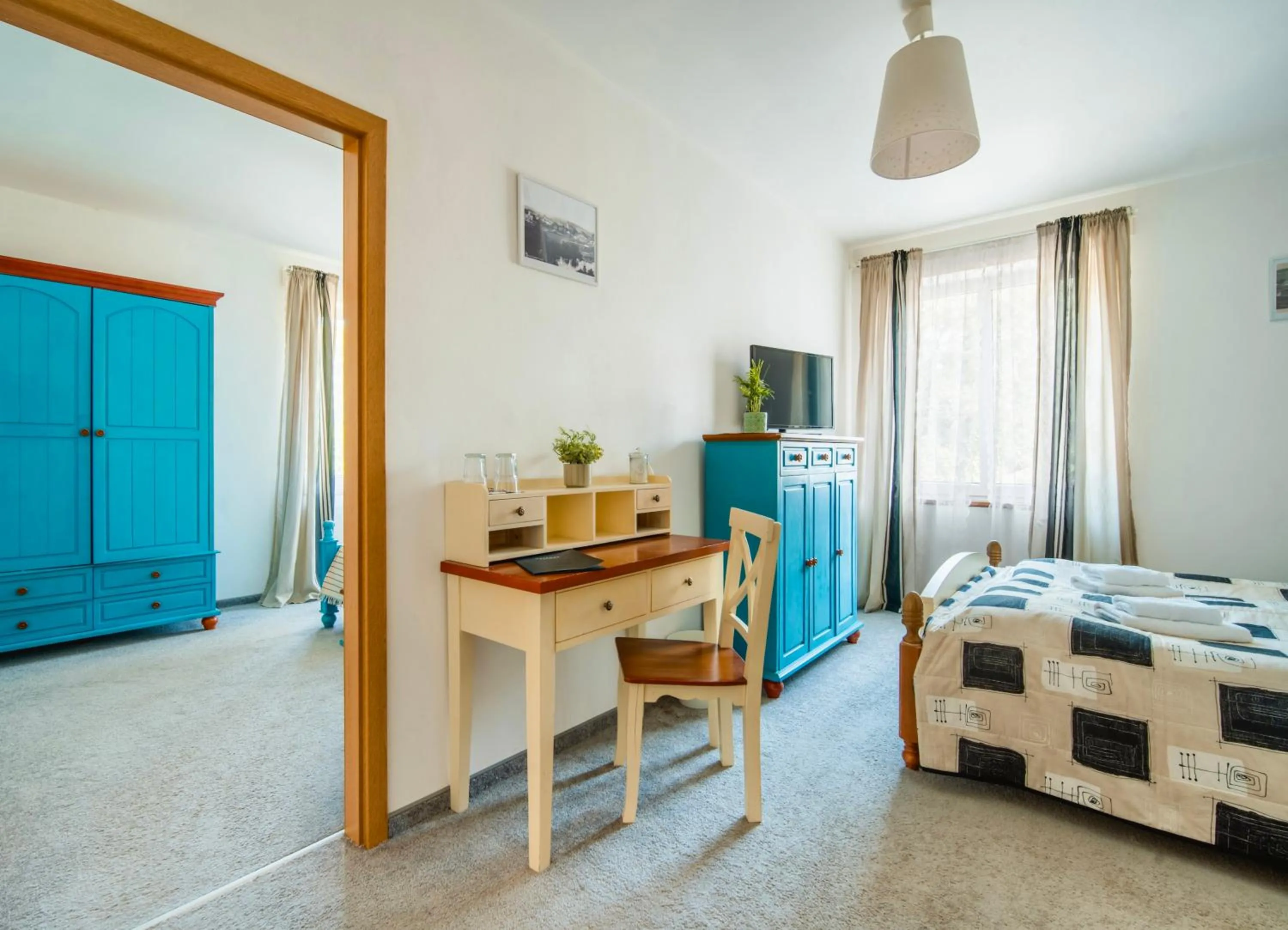 Bed in Ostende Chocerady - ubytování u řeky