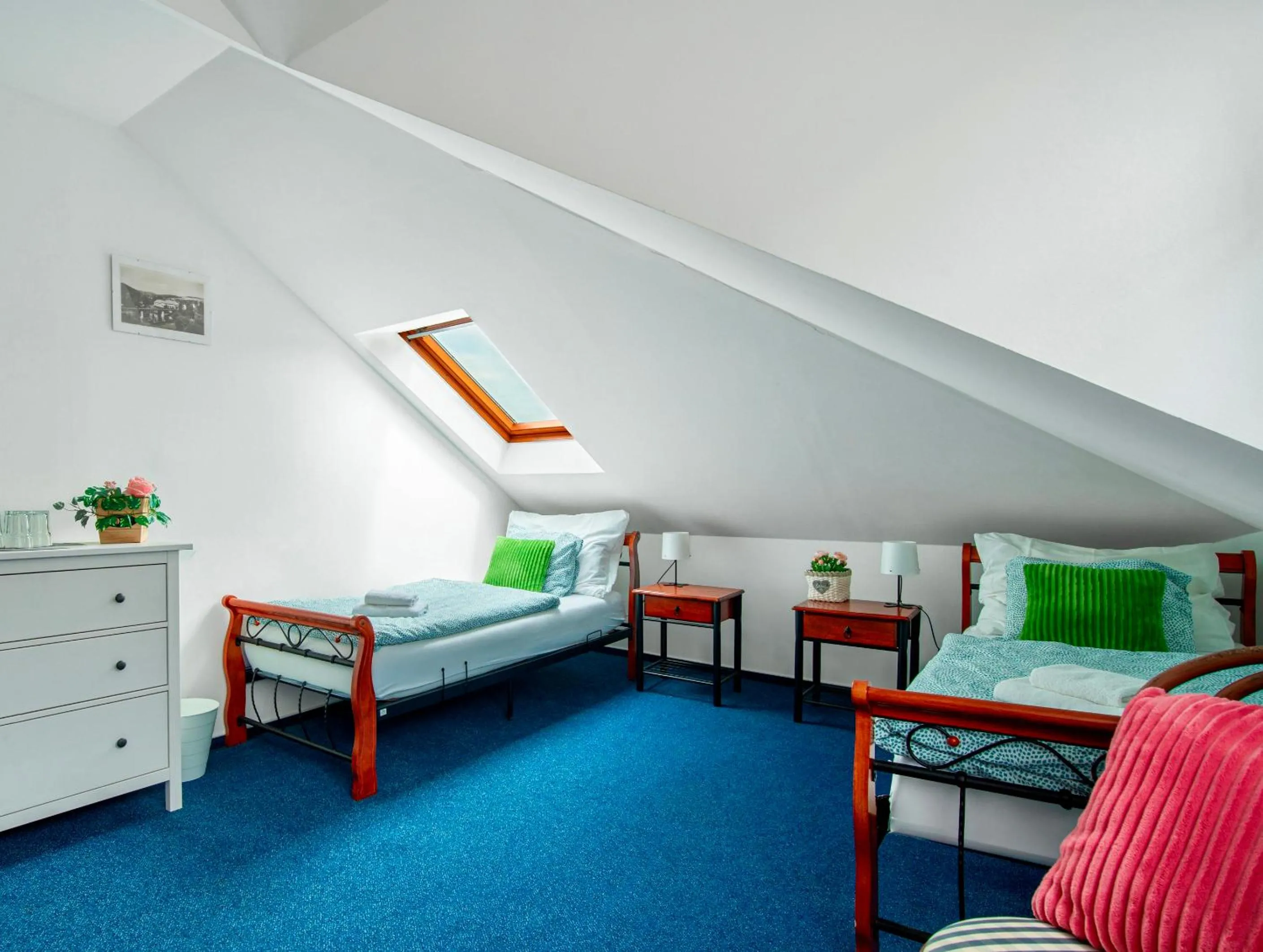 Bed in Ostende Chocerady - ubytování u řeky