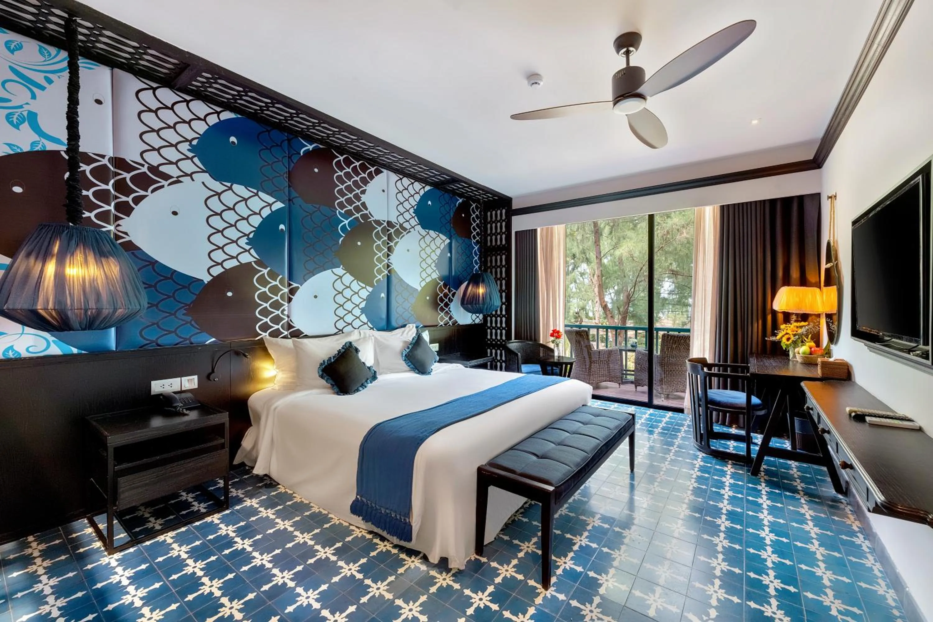 Sea view, Bed in Sol An Bang Beach Resort & Spa