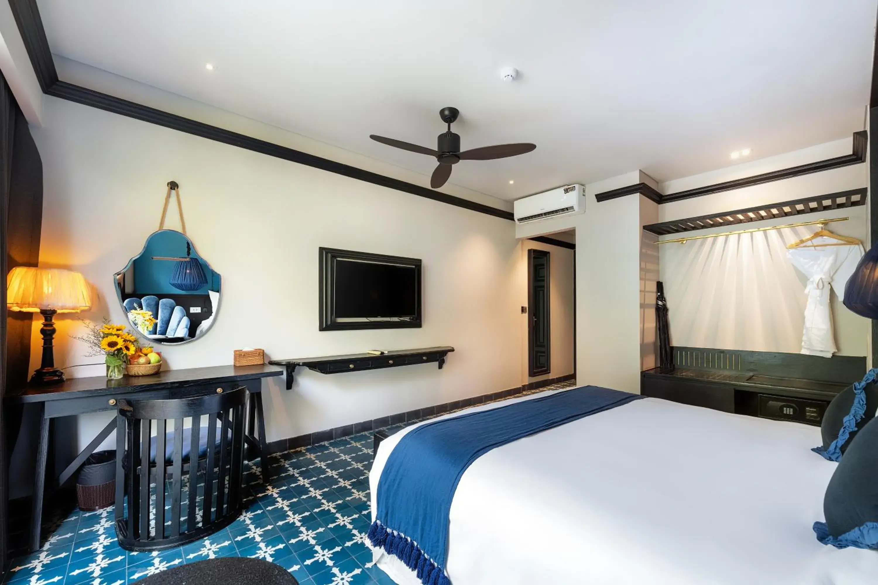 View (from property/room), Bed in Sol An Bang Beach Resort & Spa View (from property/room), Bed in Sol An Bang Beach Resort & Spa