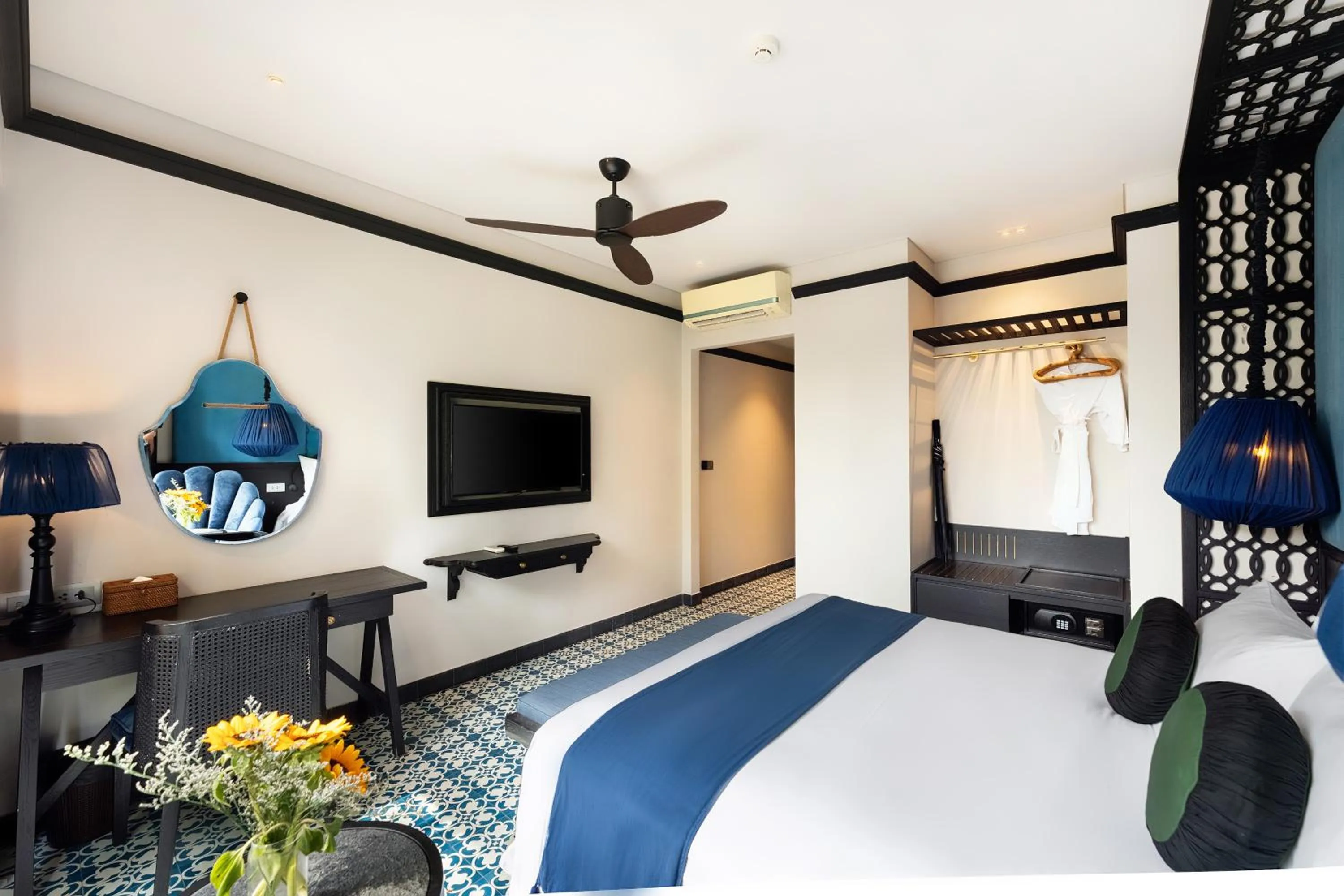 Bed in Sol An Bang Beach Resort & Spa