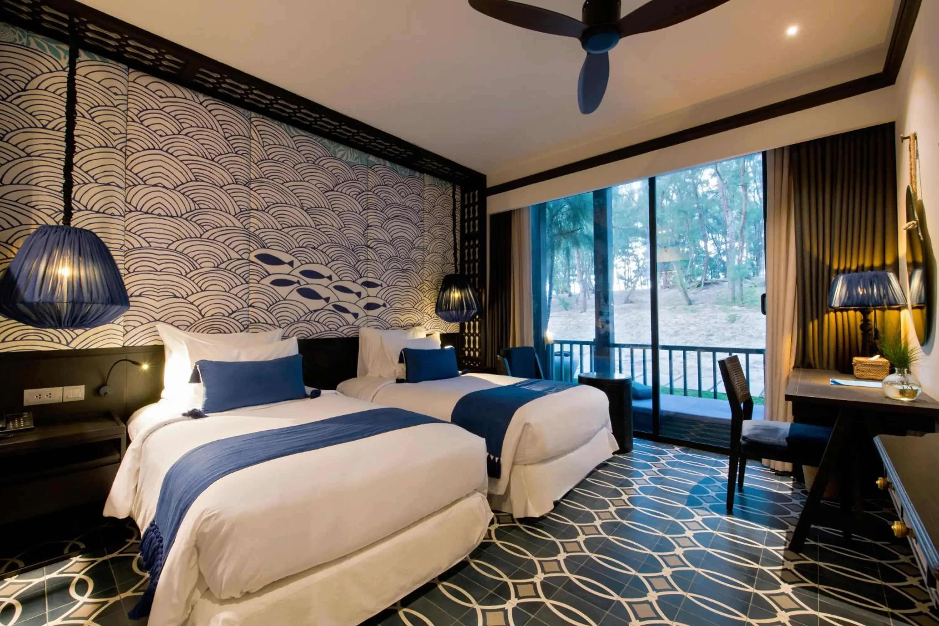 Bed in Sol An Bang Beach Resort & Spa Bed in Sol An Bang Beach Resort & Spa