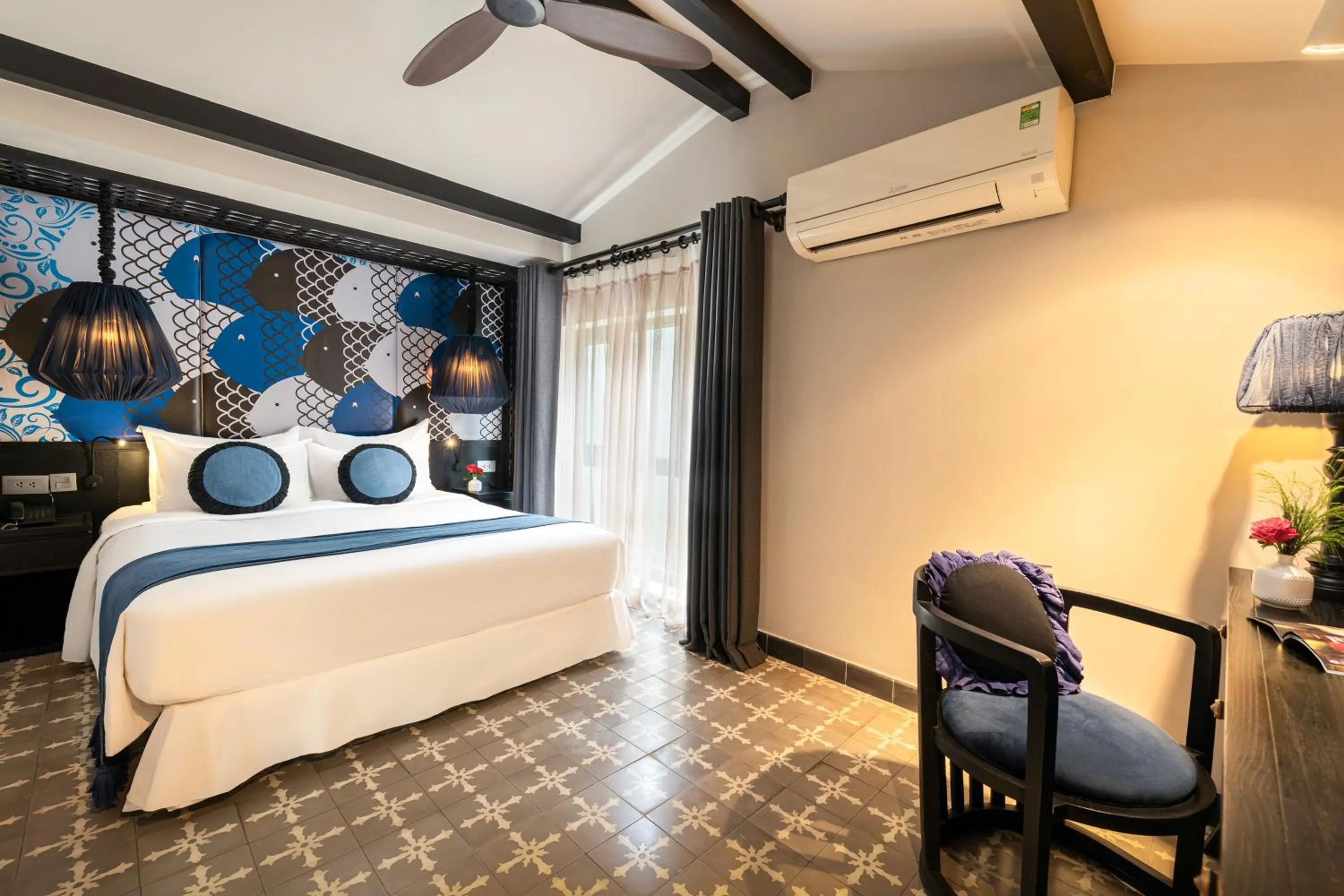 Bedroom, Bed in Sol An Bang Beach Resort & Spa