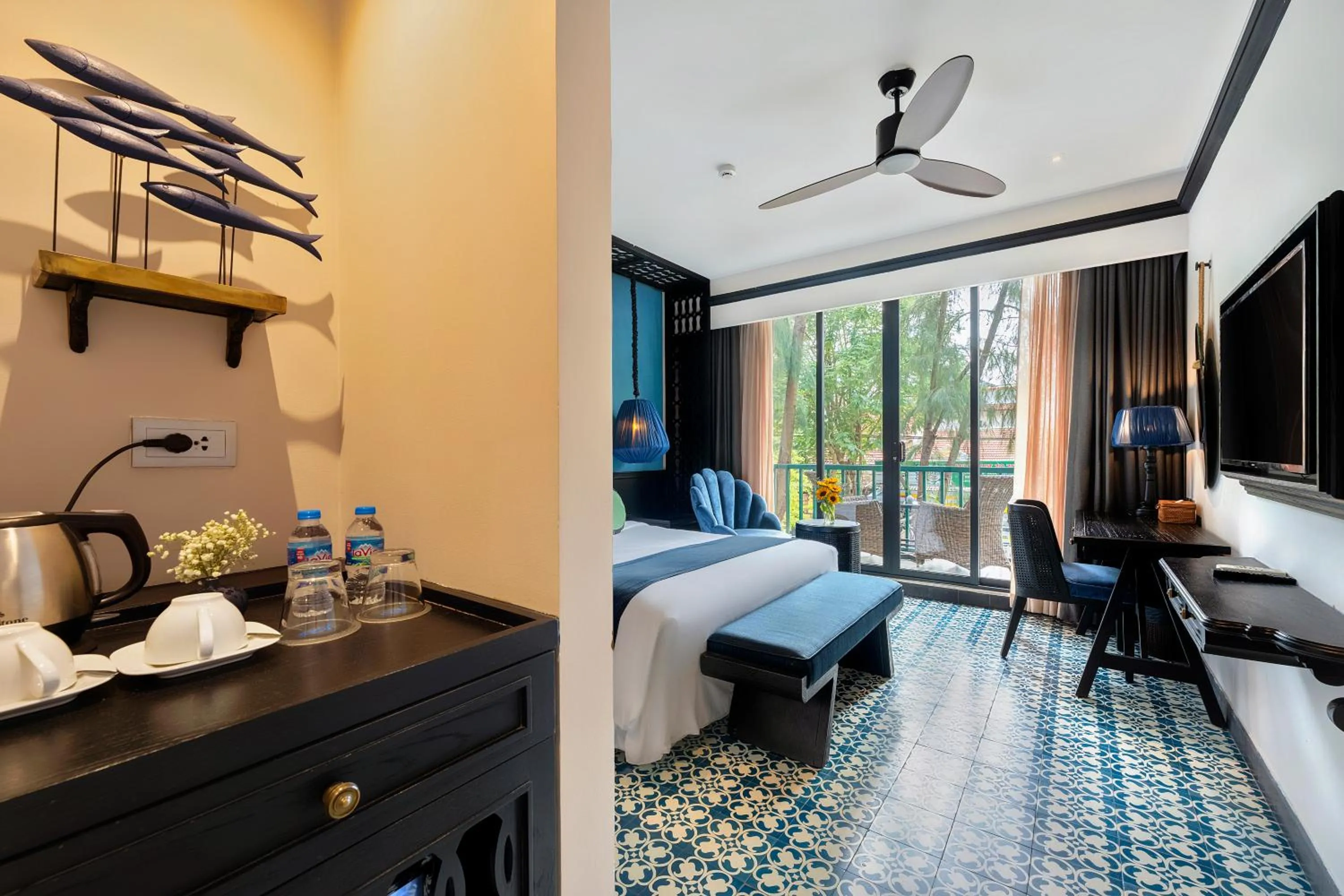 Bed in Sol An Bang Beach Resort & Spa