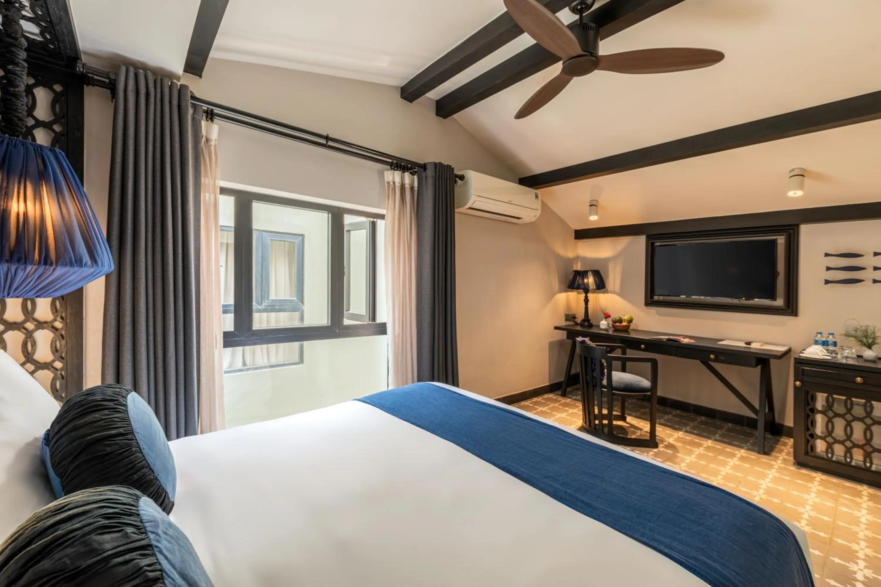 Bedroom, Bed in Sol An Bang Beach Resort & Spa