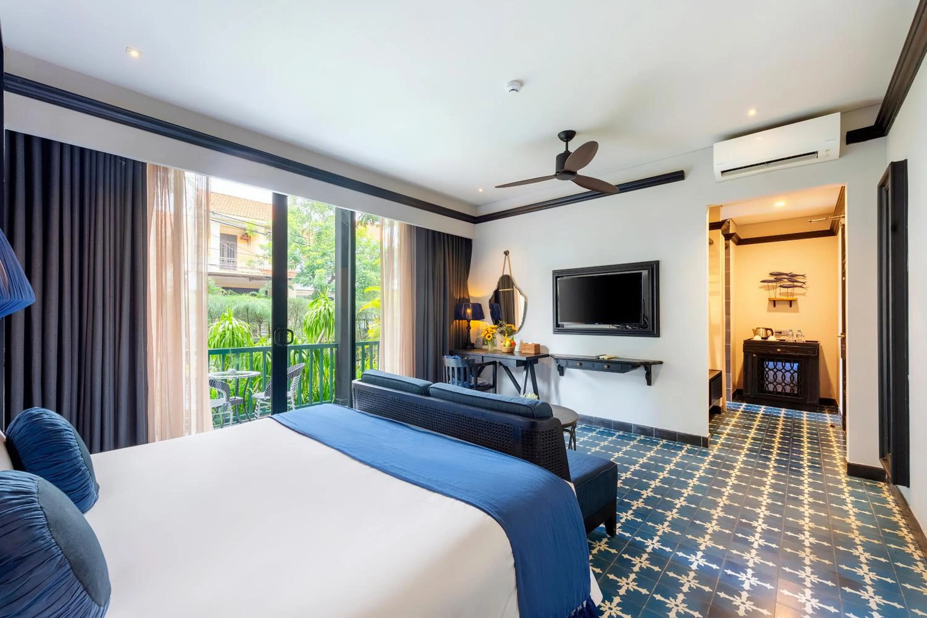 Bed in Sol An Bang Beach Resort & Spa