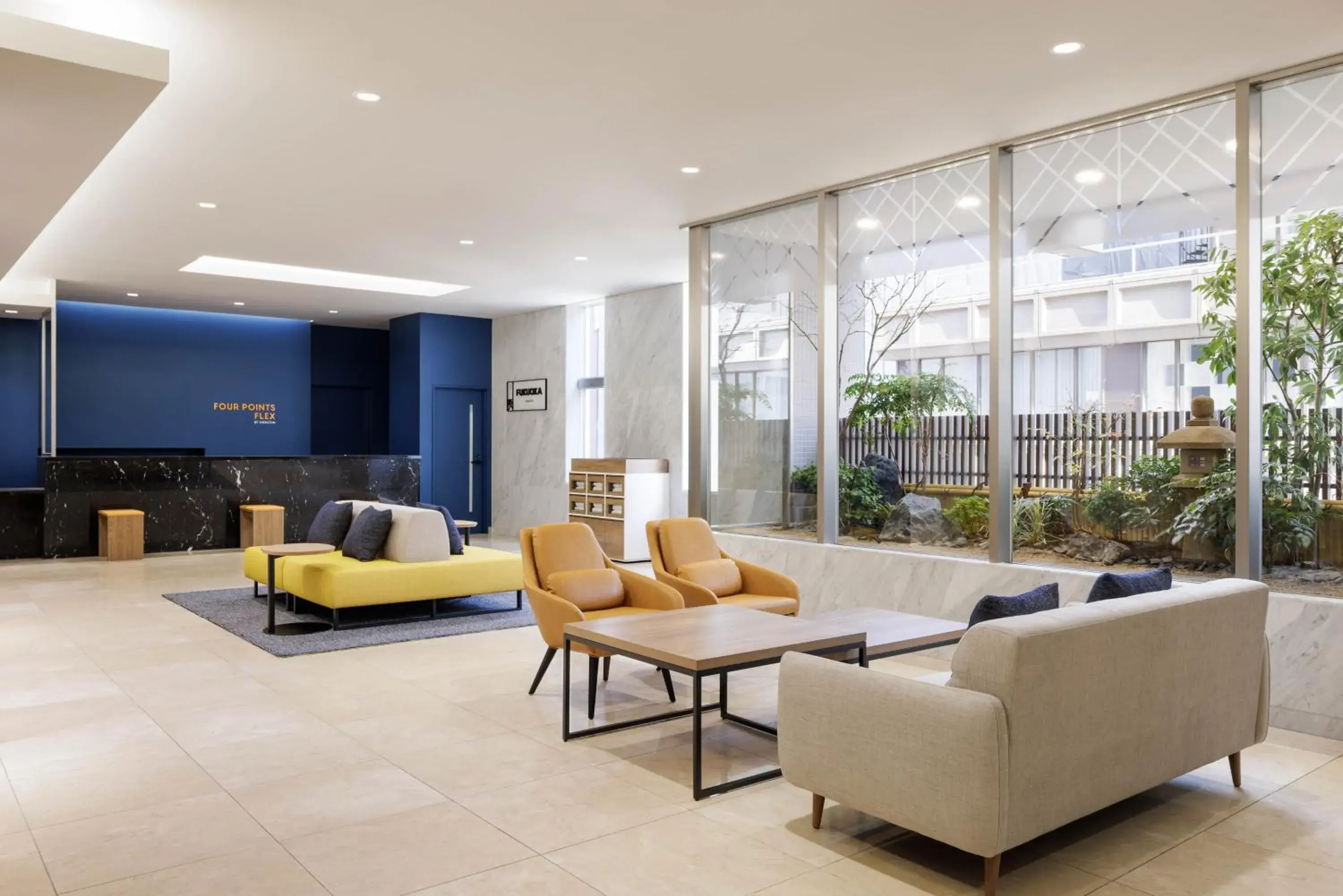 Lobby or reception in Four Points Flex by Sheraton Fukuoka Hakata Lobby or reception in Four Points Flex by Sheraton Fukuoka Hakata