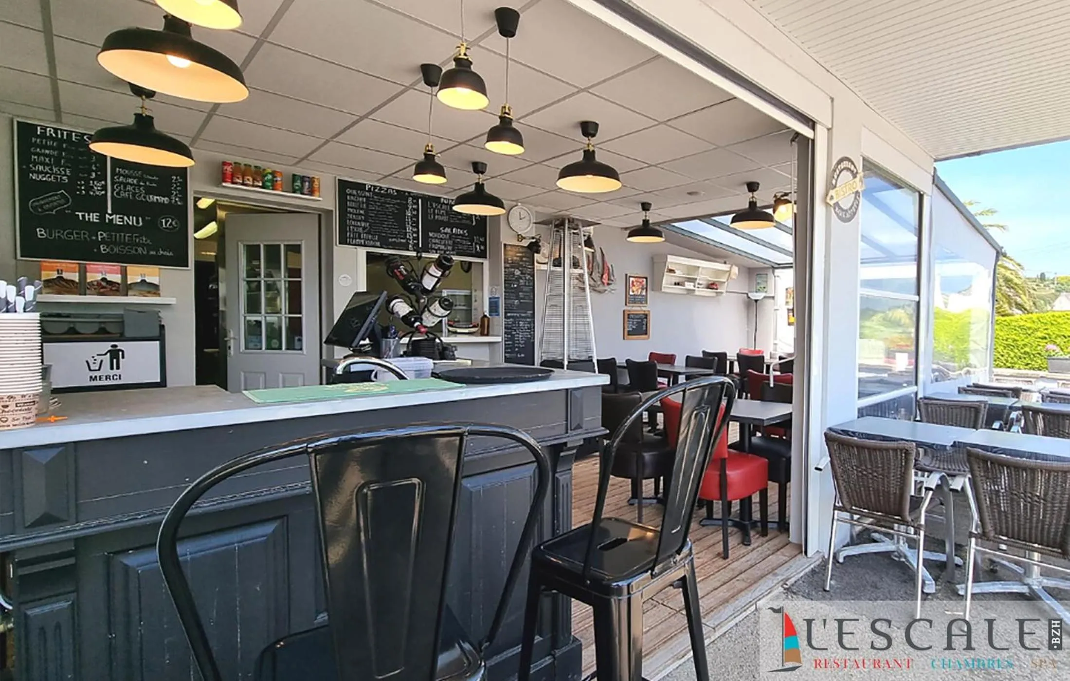 Lounge or bar in L'Escale Evel Er Gêr