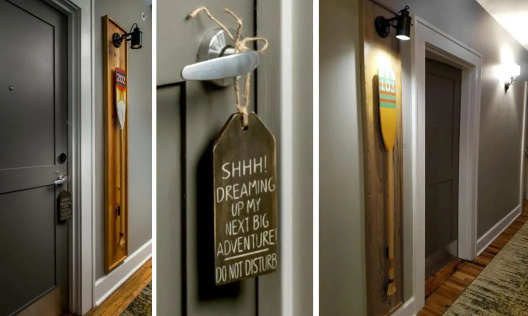 Decorative detail in Western Front Hotel