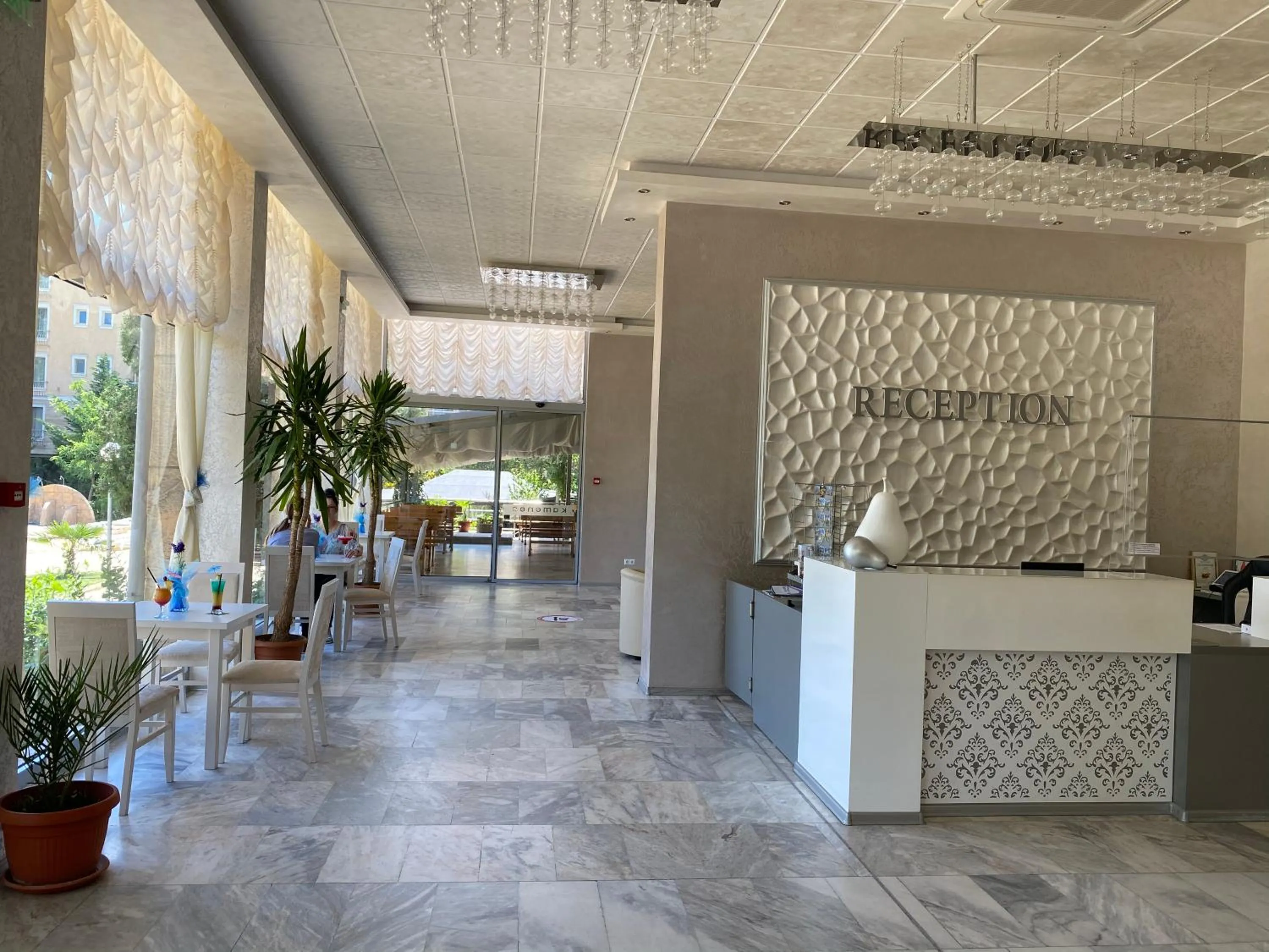 Lobby or reception in Kamenec Hotel