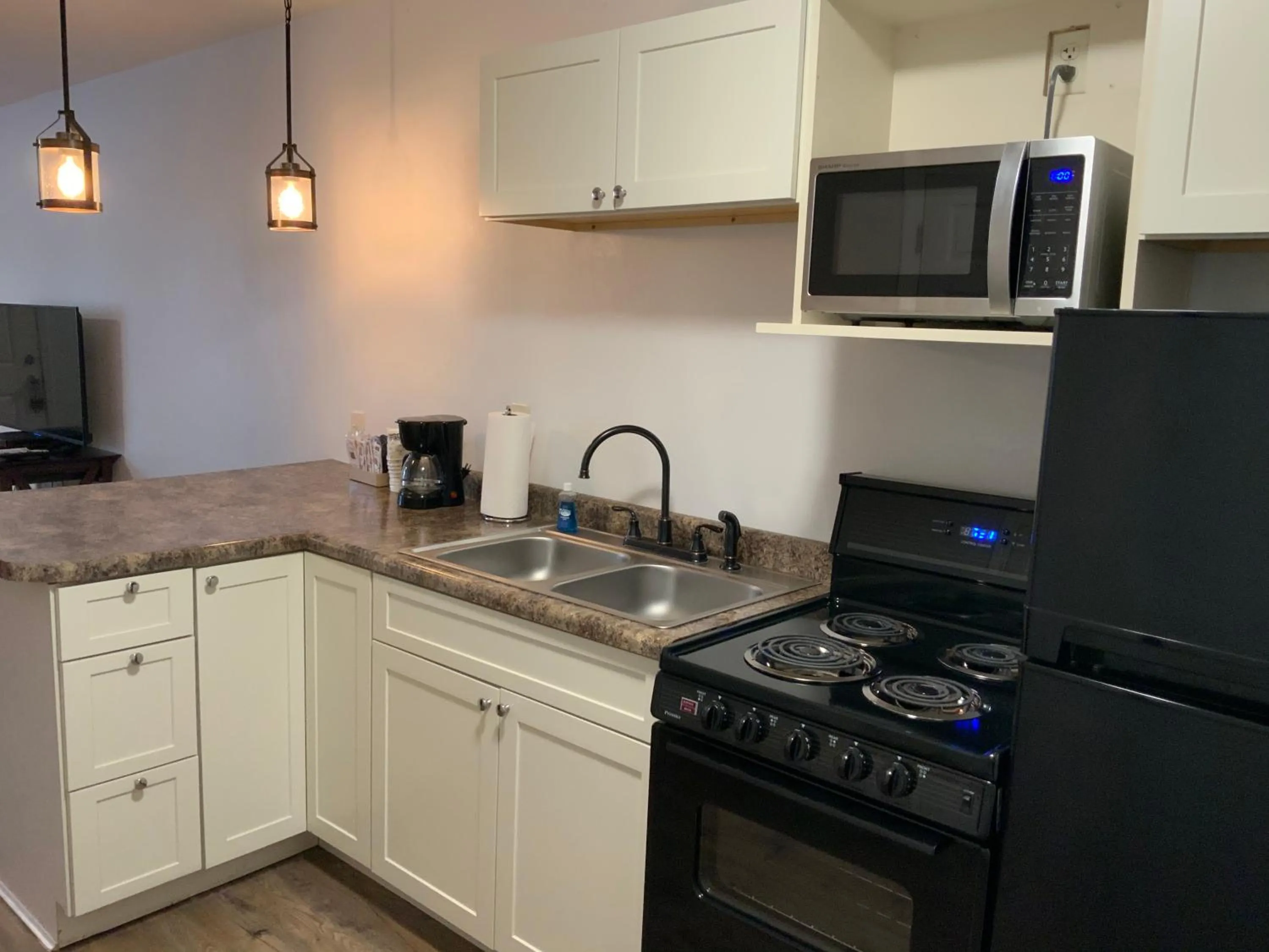 Kitchen or kitchenette in Rockerville Lodge & Cabins