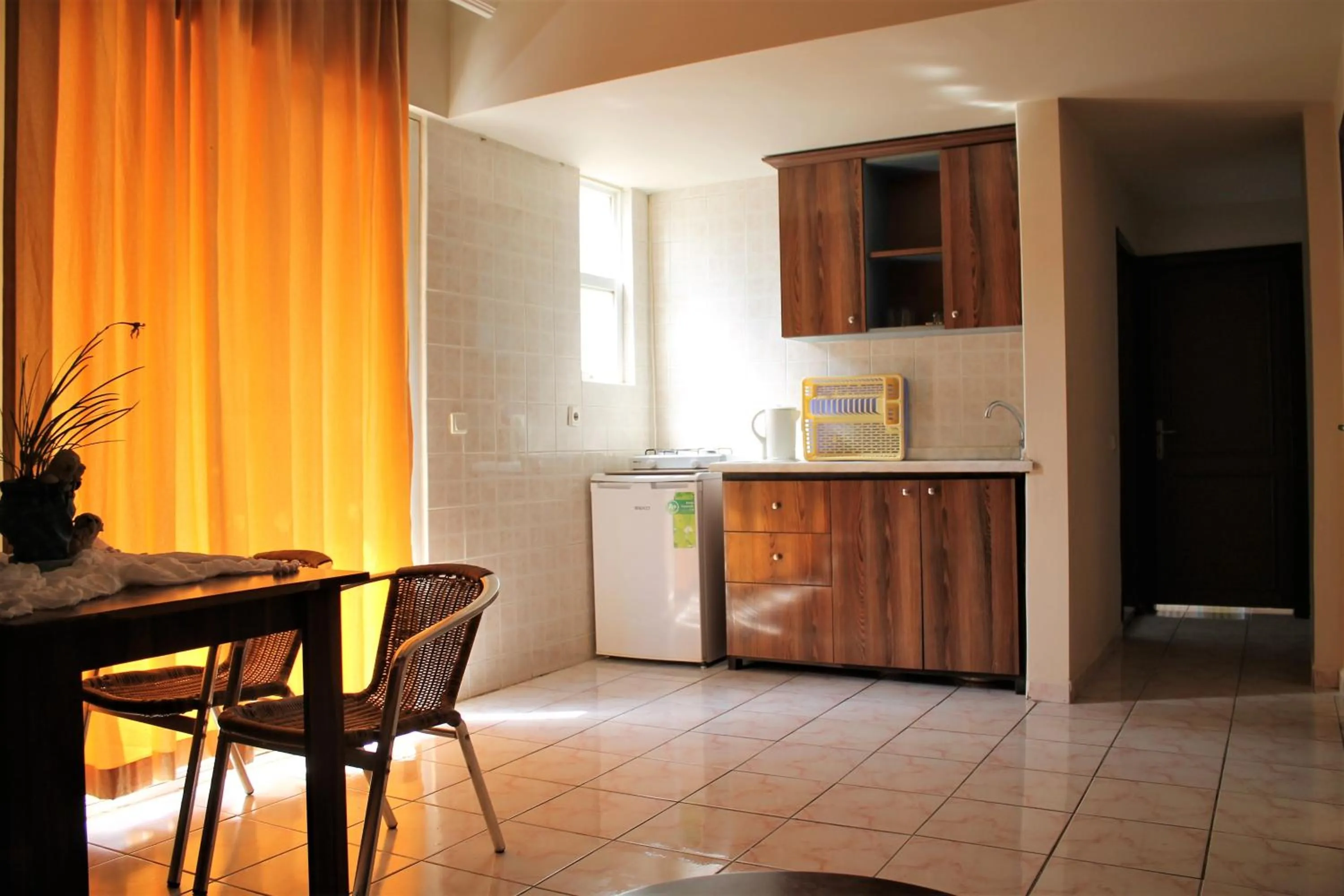 Kitchen or kitchenette in Le Moral Apart Hotel