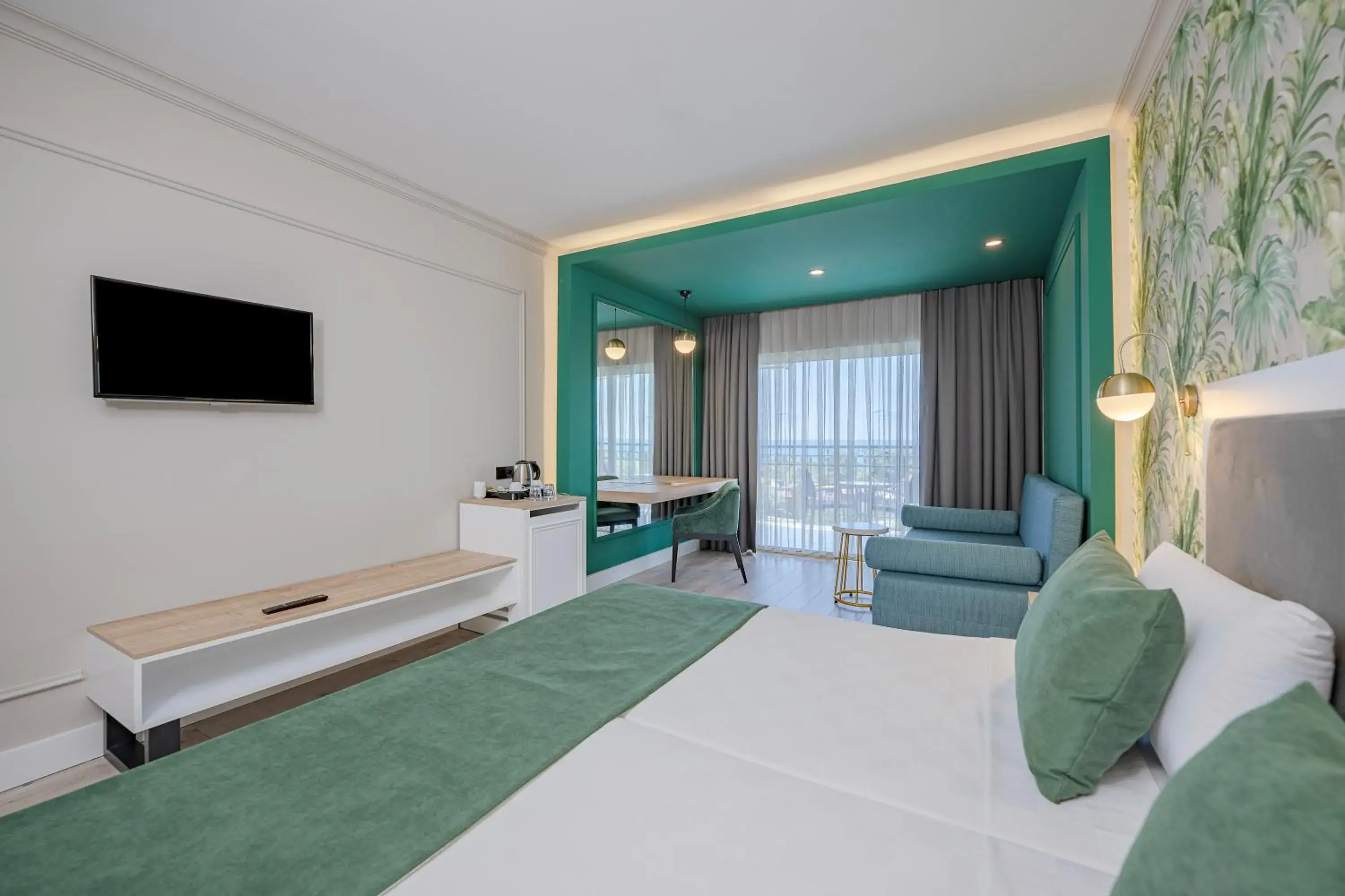 Photo of the whole room, Bed in L'Oceanica Beach Resort Photo of the whole room, Bed in L'Oceanica Beach Resort