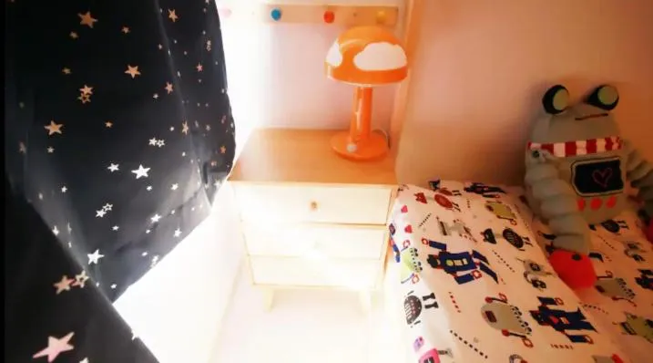 Bed in Uhome Kanda Hotel