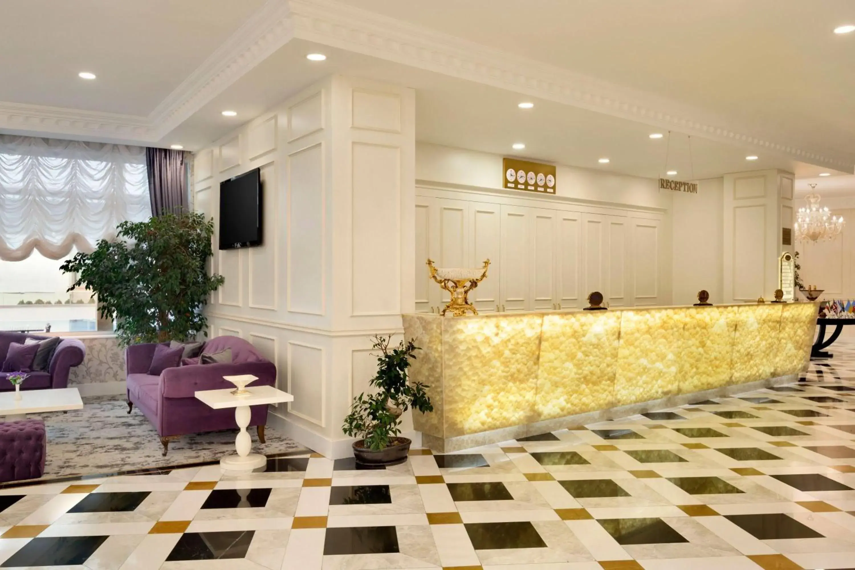 Lobby or reception in Ramada by Wyndham Baku Lobby or reception in Ramada by Wyndham Baku