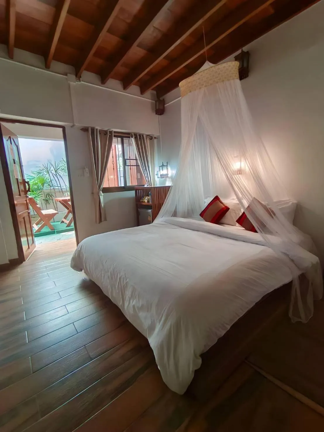 Bed in Apilapa Hotel