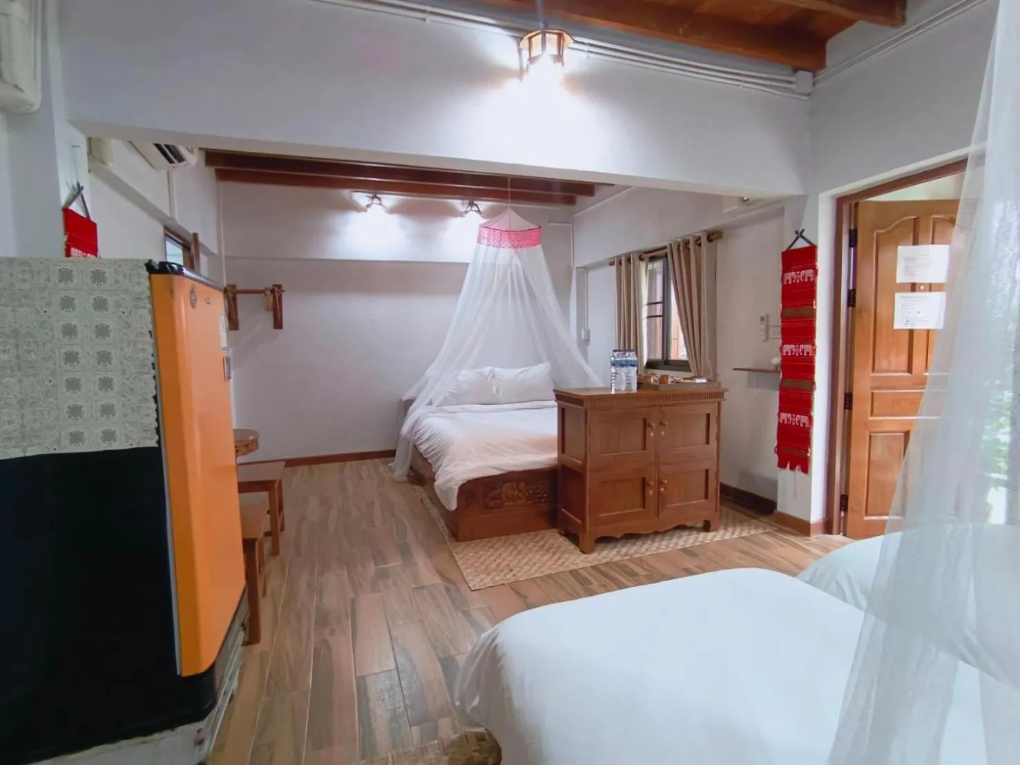 Bed in Apilapa Hotel