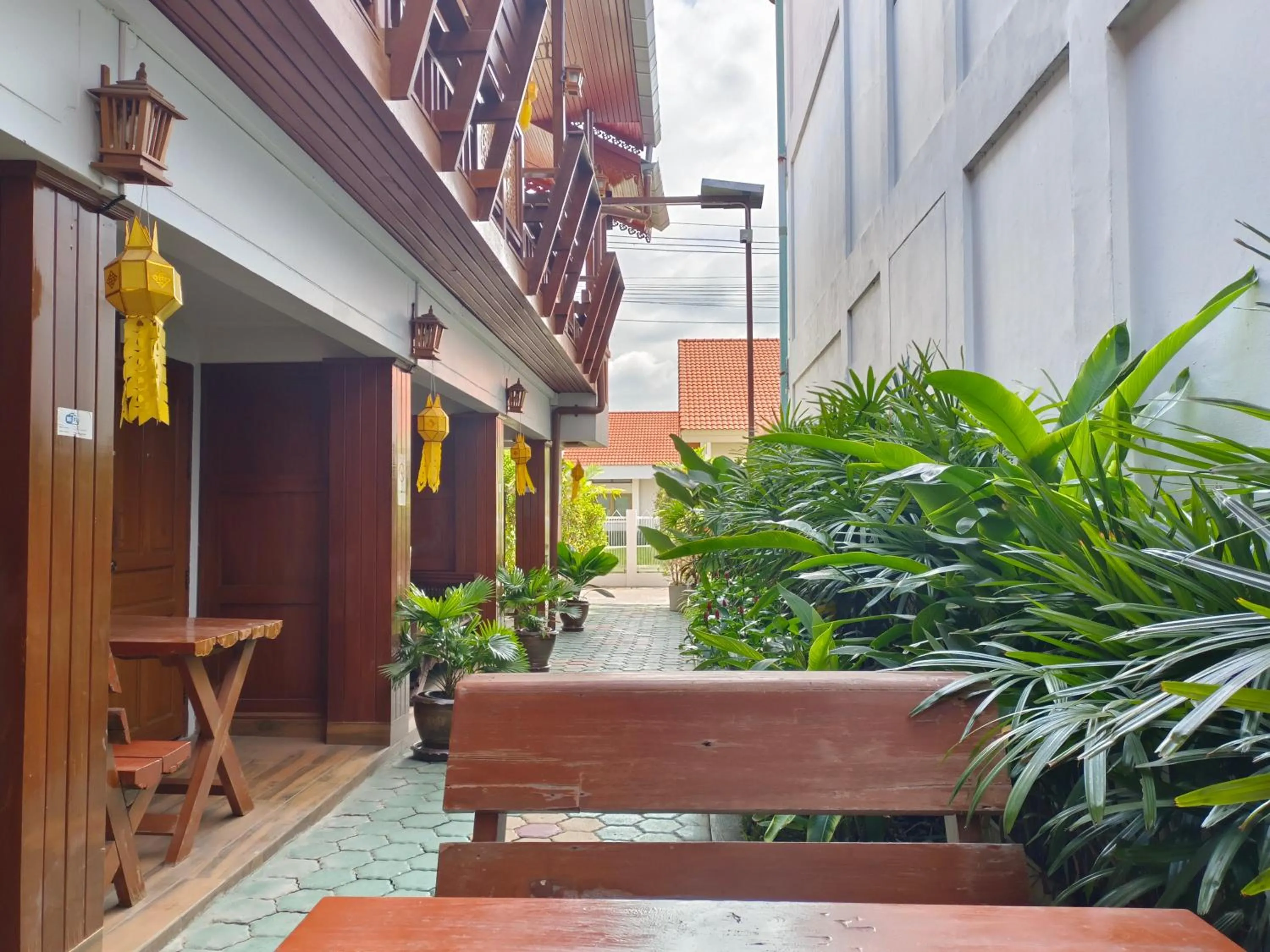 Patio in Apilapa Hotel