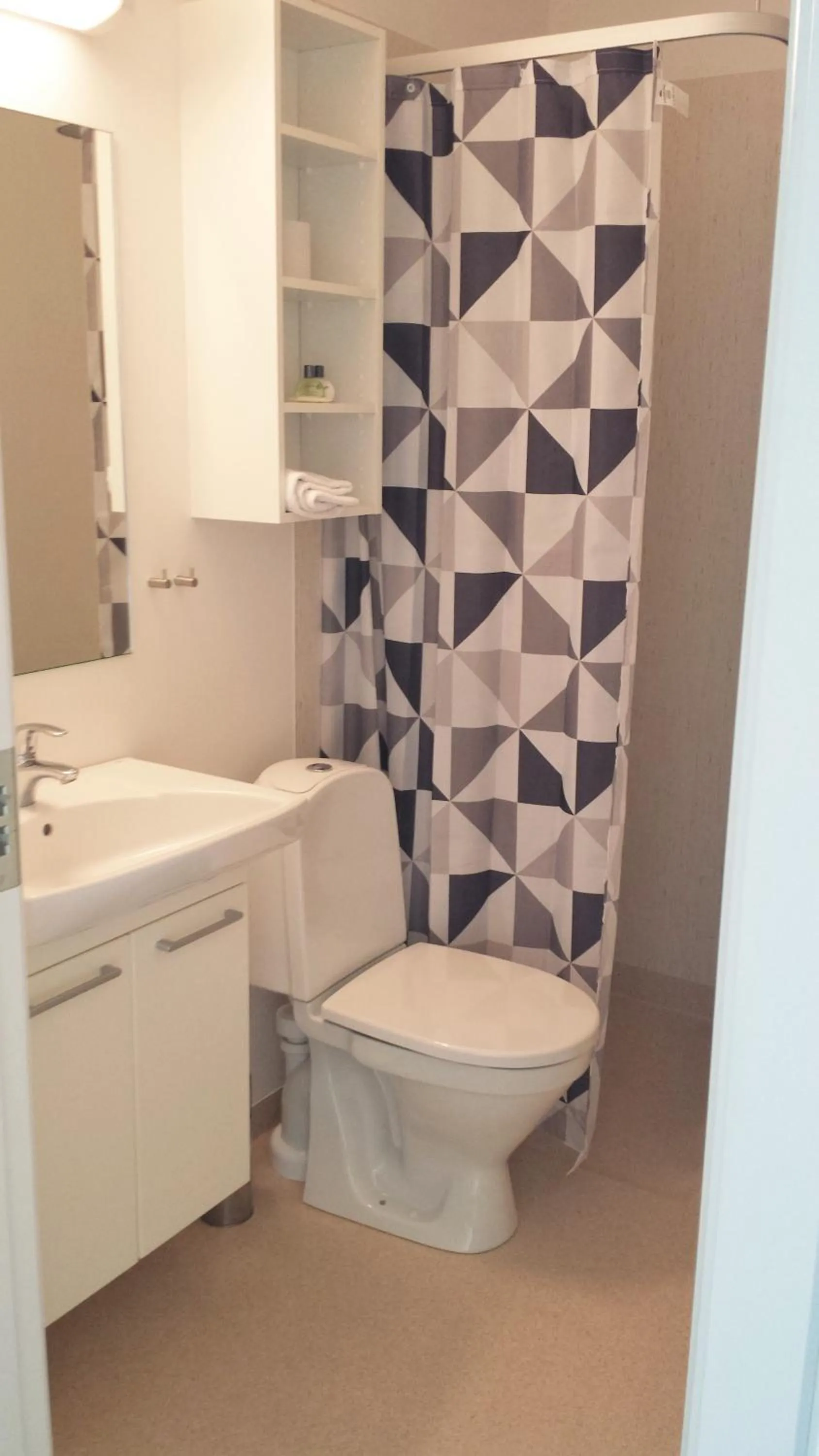 Toilet in Hotel Nysted Havn